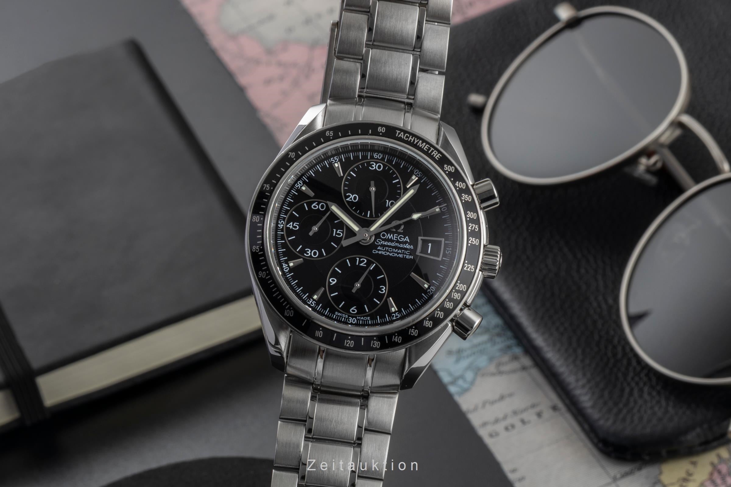 Omega Speedmaster Date chronograph steel automatic men's watch 3210.50.00  [2604646]