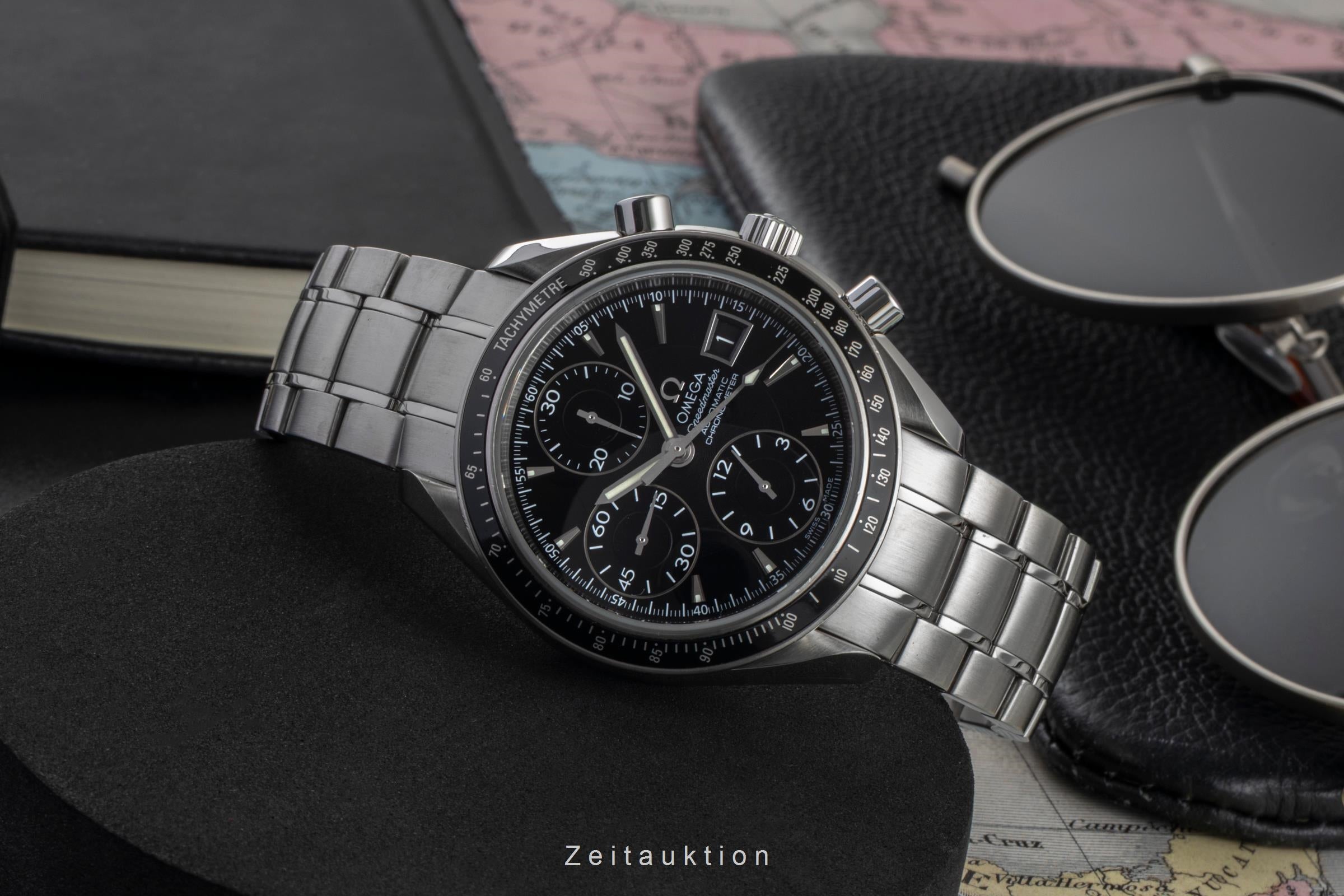 Omega Speedmaster Date chronograph steel automatic men's watch 3210.50.00  [2604646]