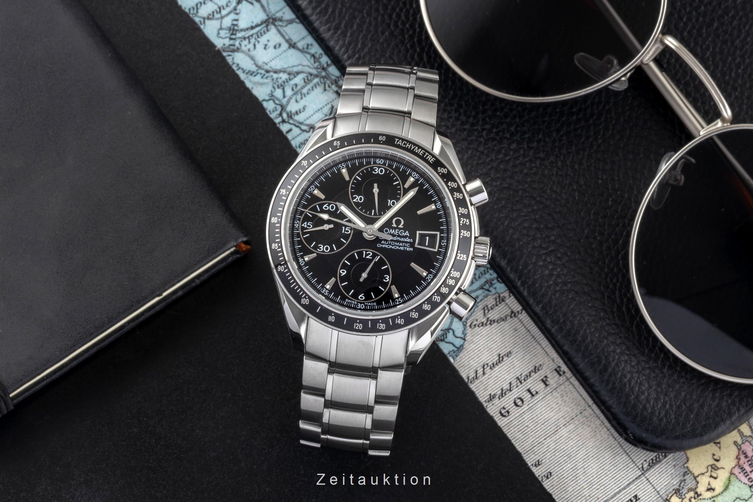 Omega Speedmaster Date chronograph steel automatic men's watch 3210.50.00  [2604646]