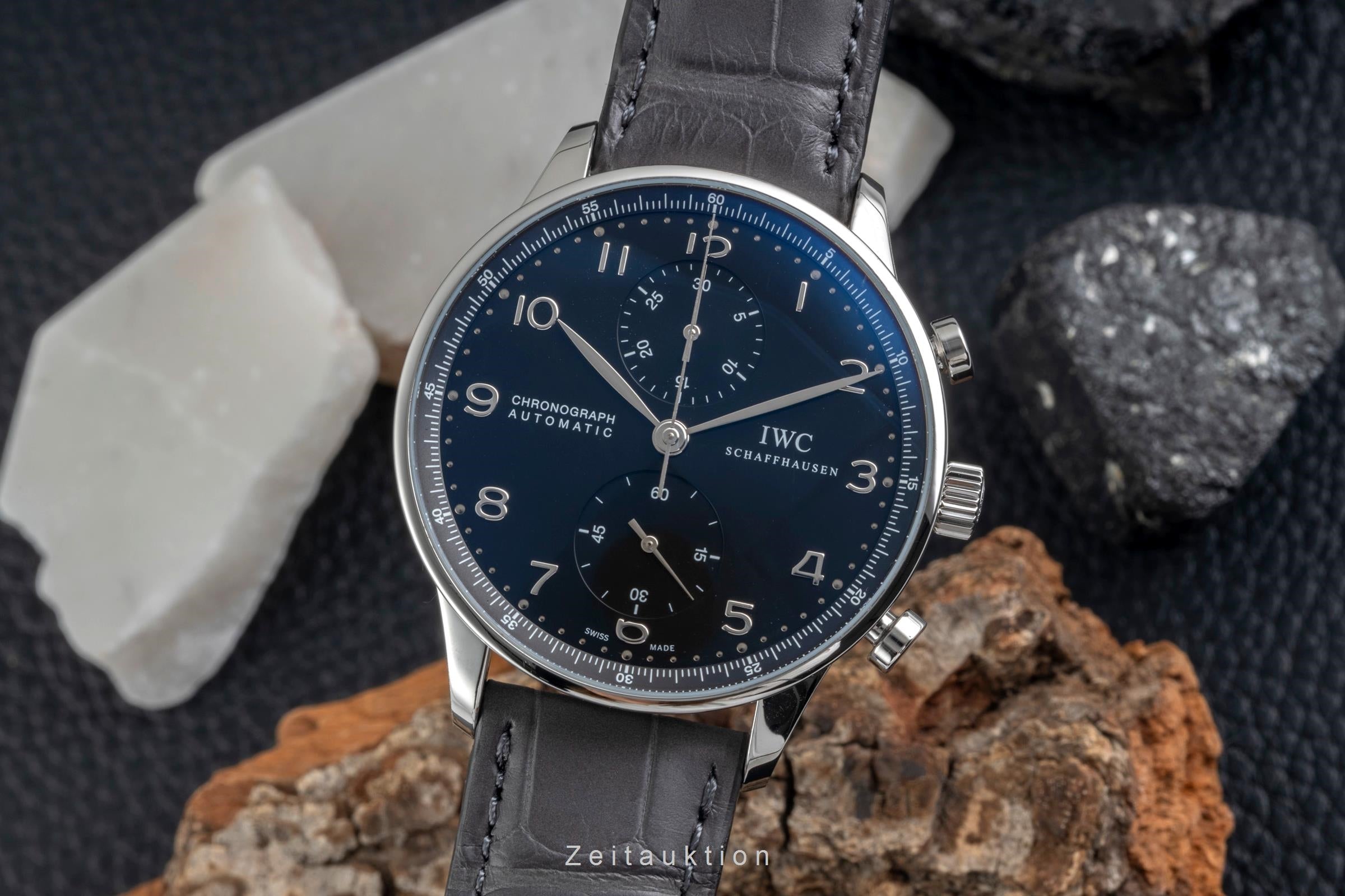 IWC Portofino chronograph steel automatic men's watch IW371438  [2604648]
