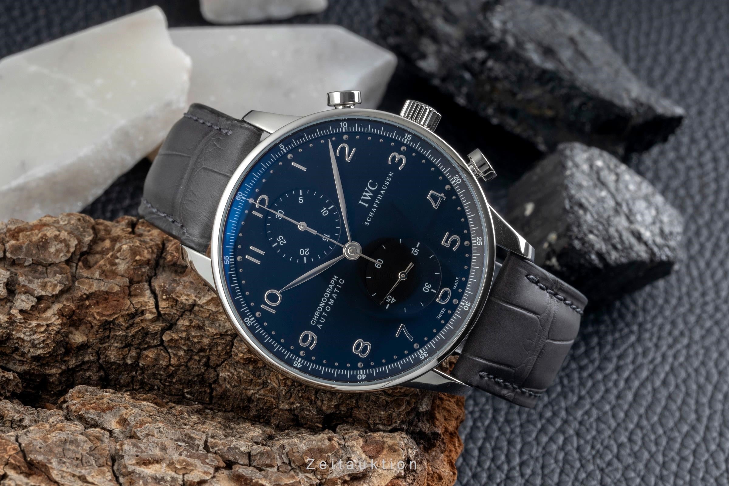 IWC Portofino chronograph steel automatic men's watch IW371438  [2604648]