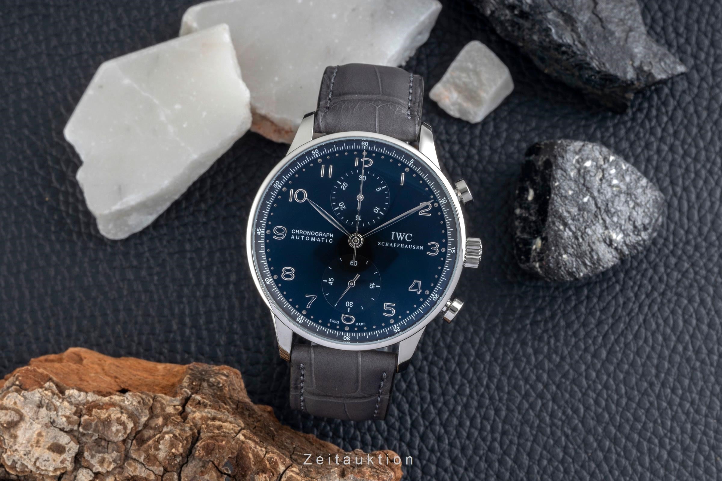 IWC Portofino chronograph steel automatic men's watch IW371438  [2604648]