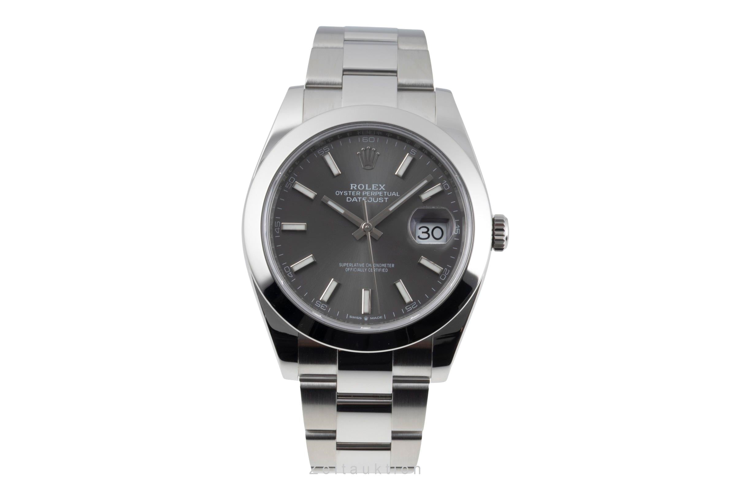 Rolex Datejust steel automatic men's watch 126300  [2604651]