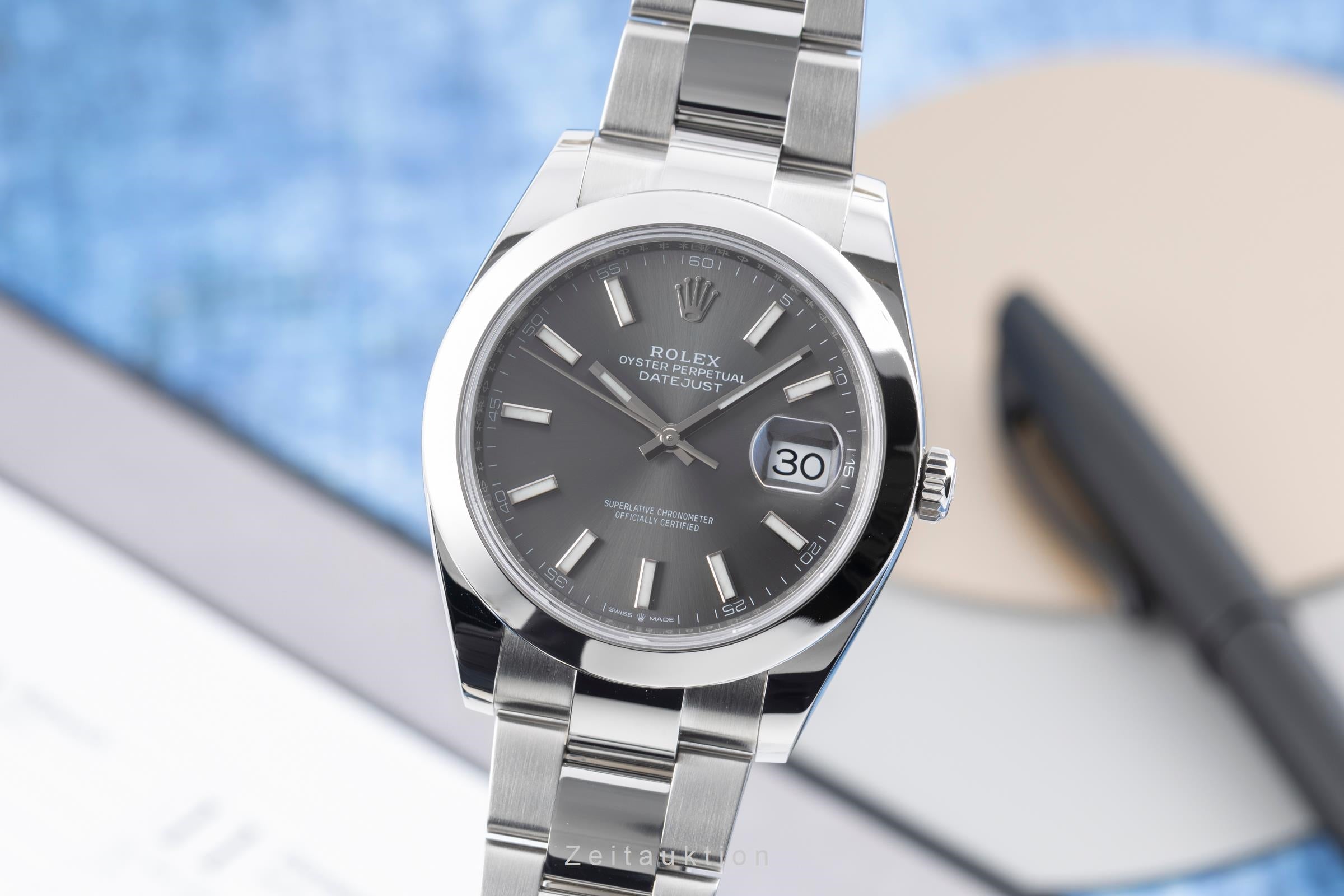 Rolex Datejust steel automatic men's watch 126300  [2604651]