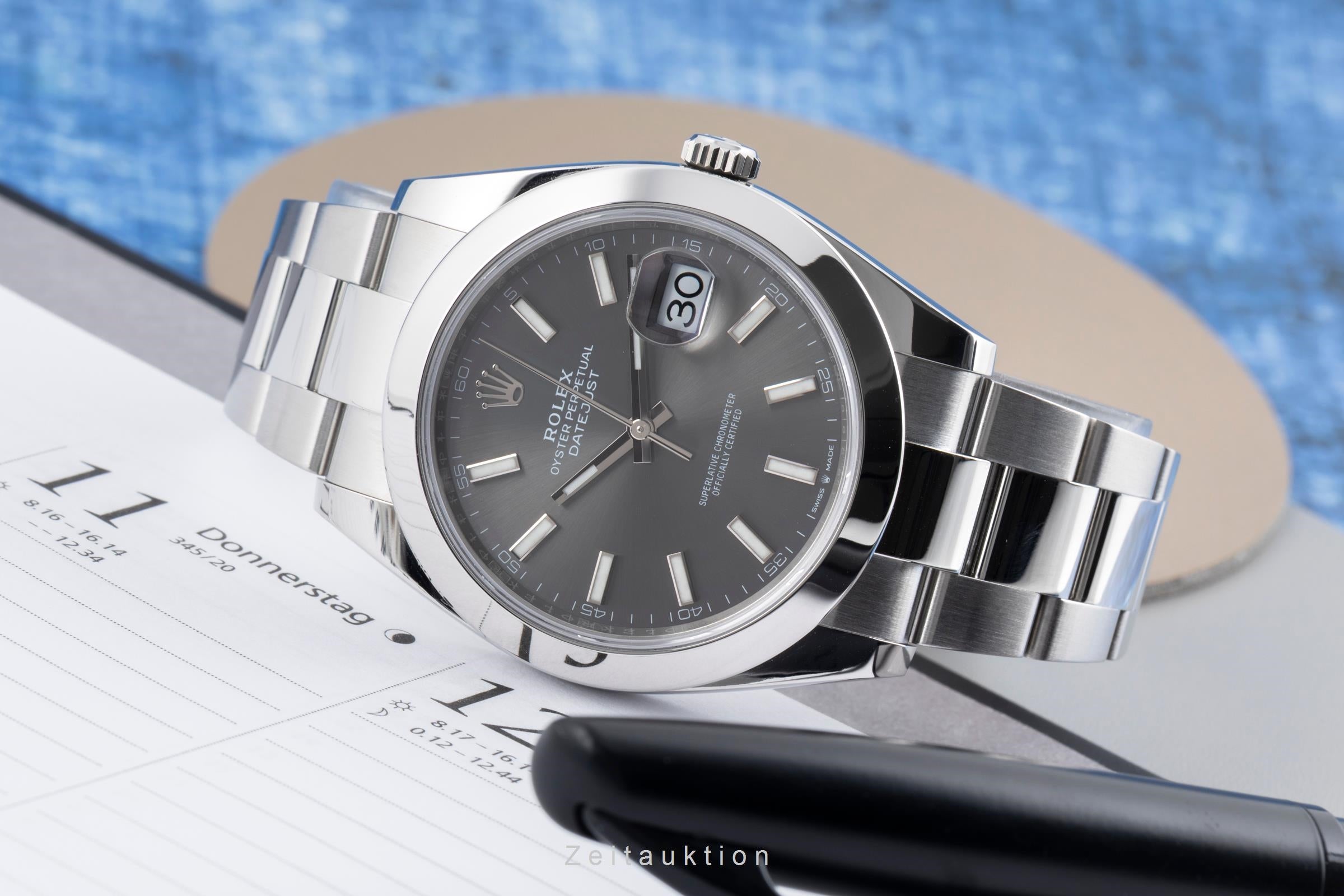 Rolex Datejust steel automatic men's watch 126300  [2604651]