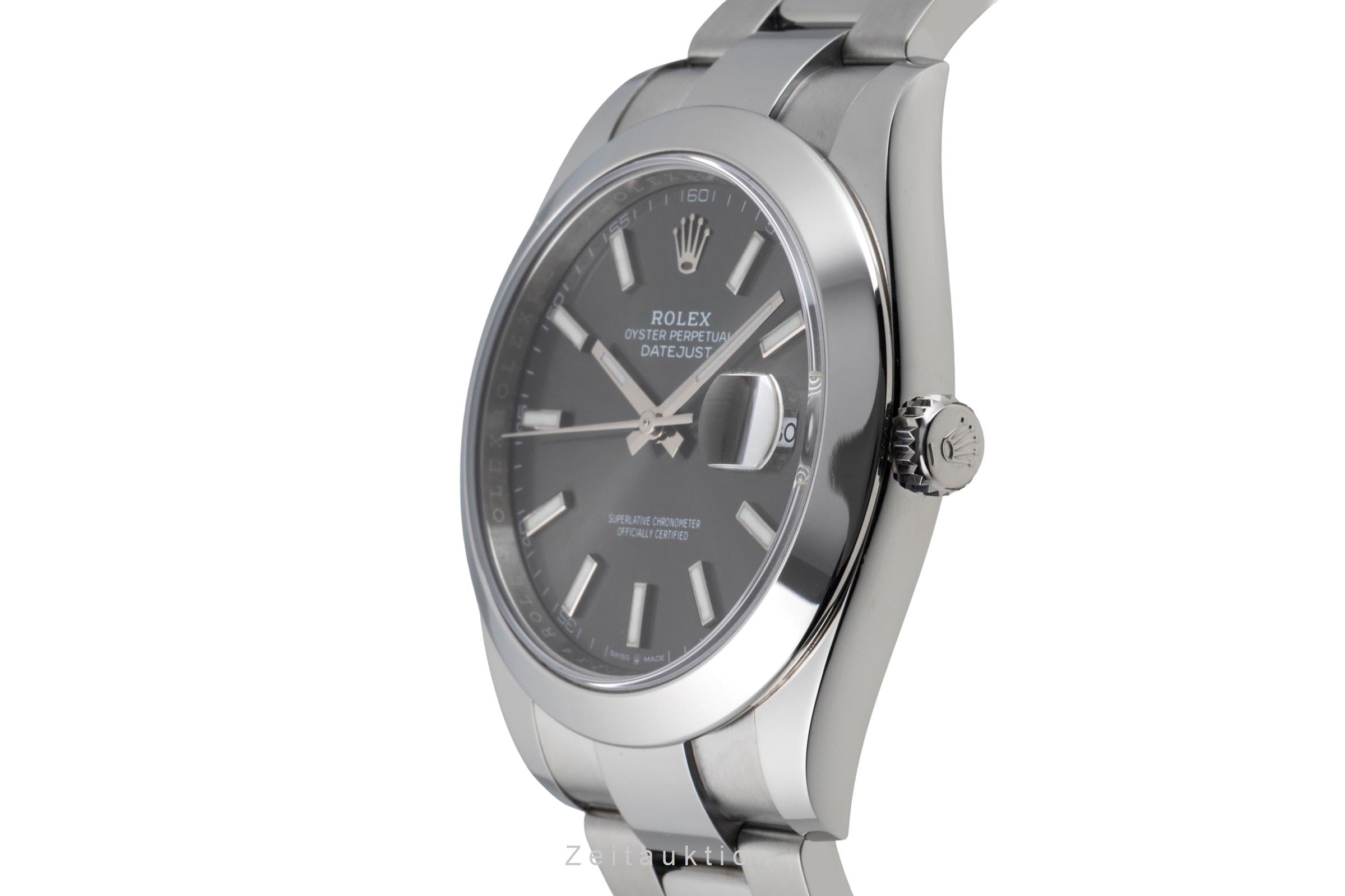Rolex Datejust steel automatic men's watch 126300  [2604651]