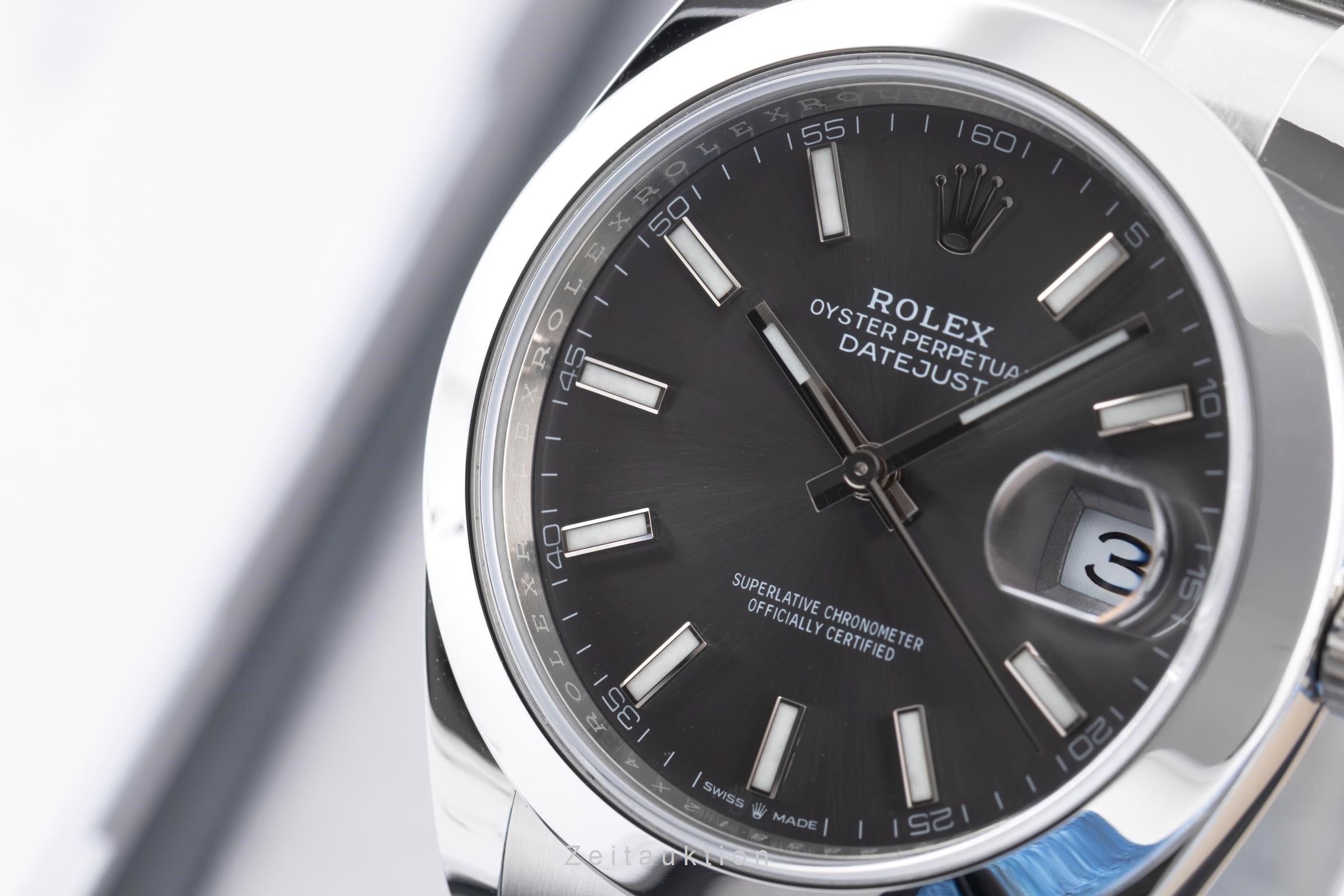 Rolex Datejust steel automatic men's watch 126300  [2604651]