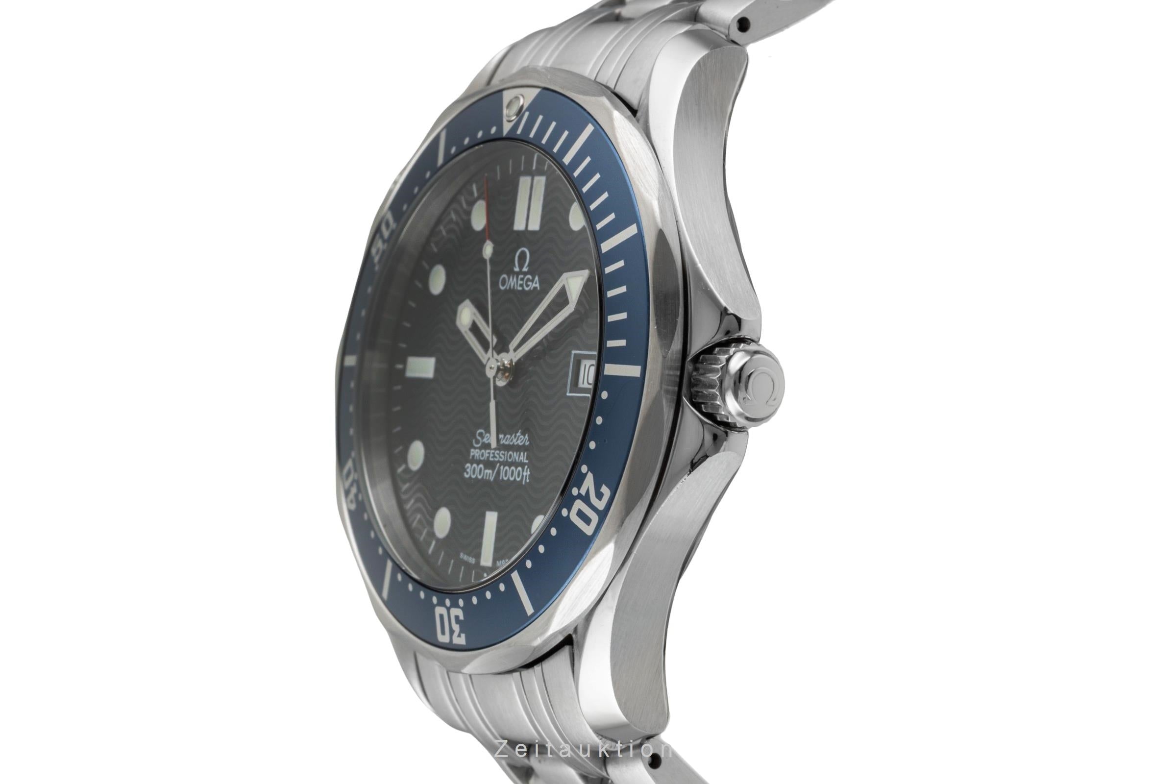 Omega Seamaster steel quartz men's watch 2221.80.00  [2604654]