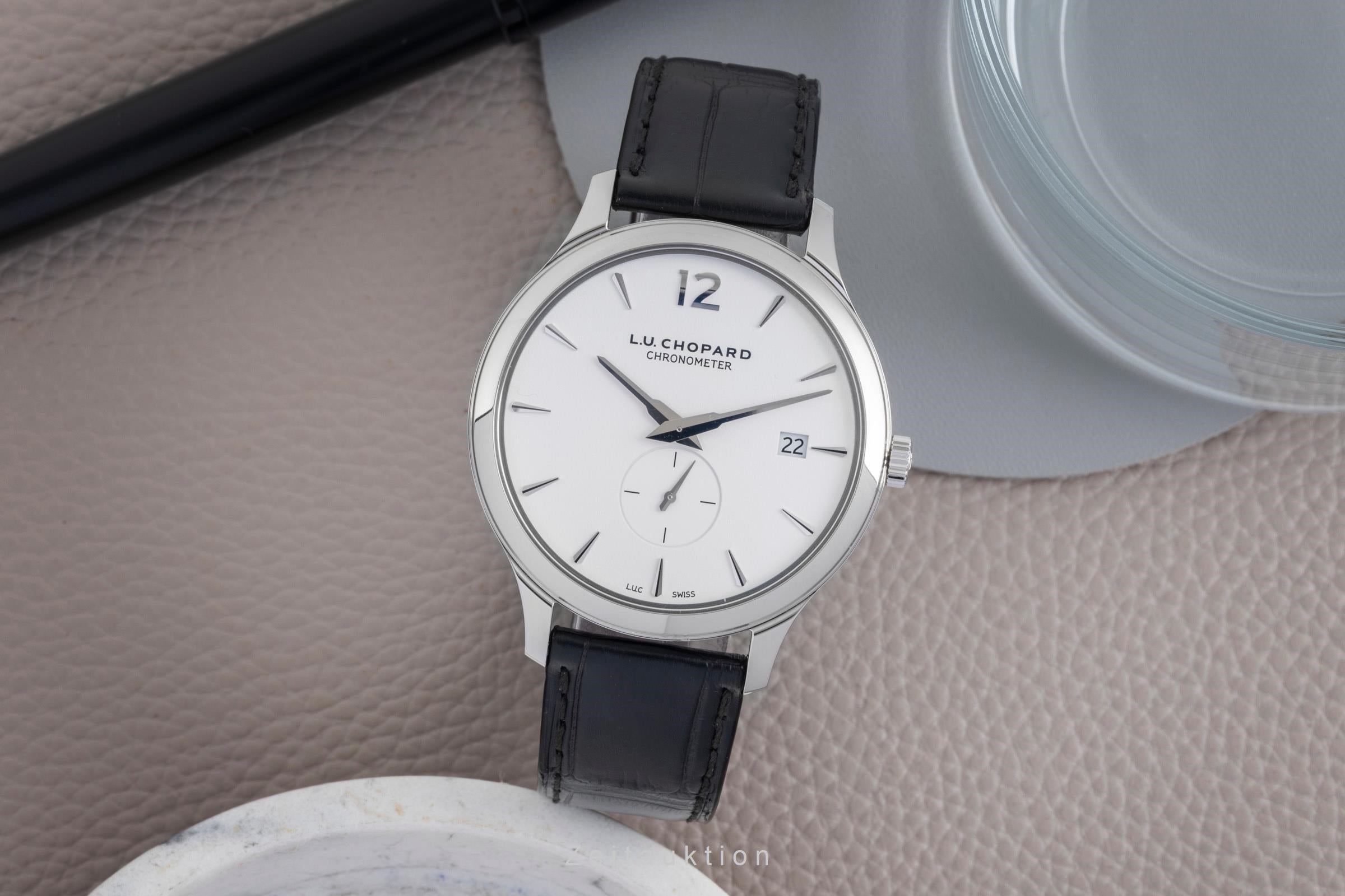 Chopard L.U.C. acero automático reloj para caballeros 168591-3001 LP: 10300EUR  [2604655]