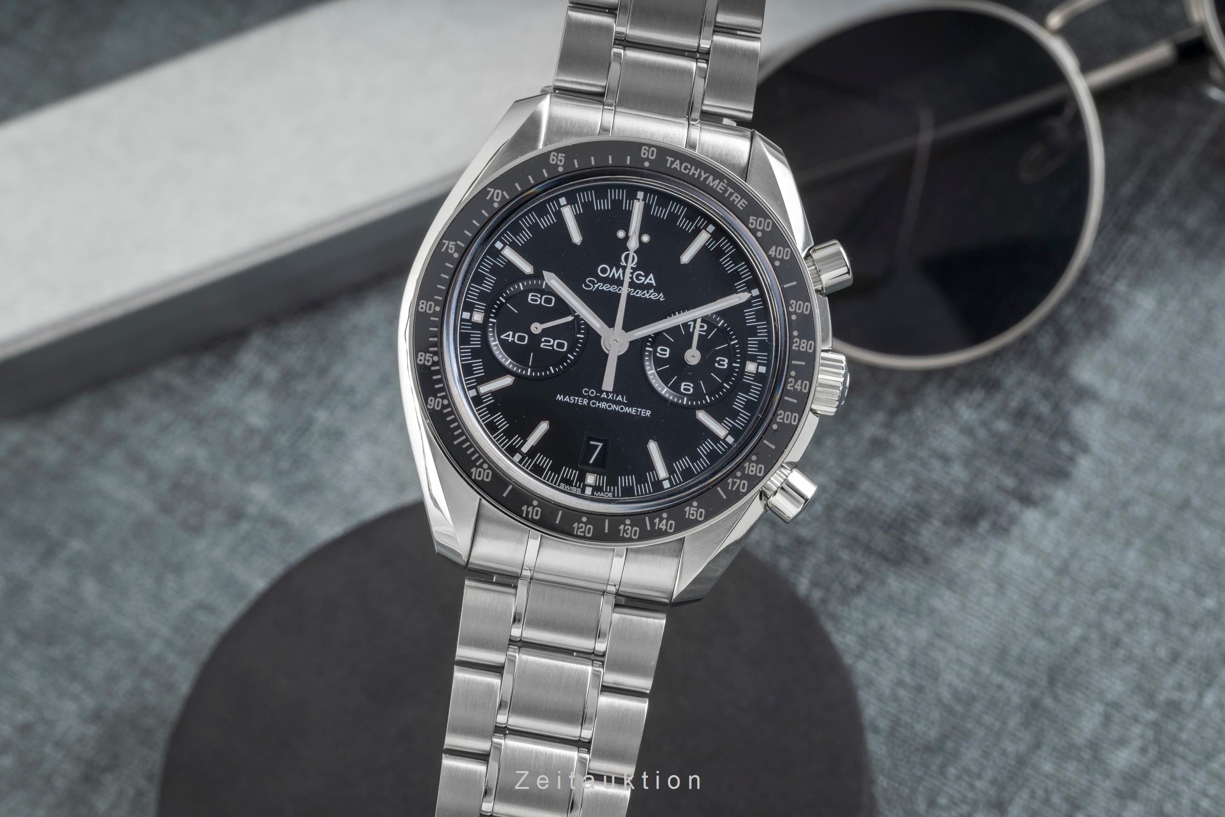Omega Speedmaster Racing chronograph steel automatic men's watch 329.30.44.51.01.001 LP: 10400EUR  [2604673]
