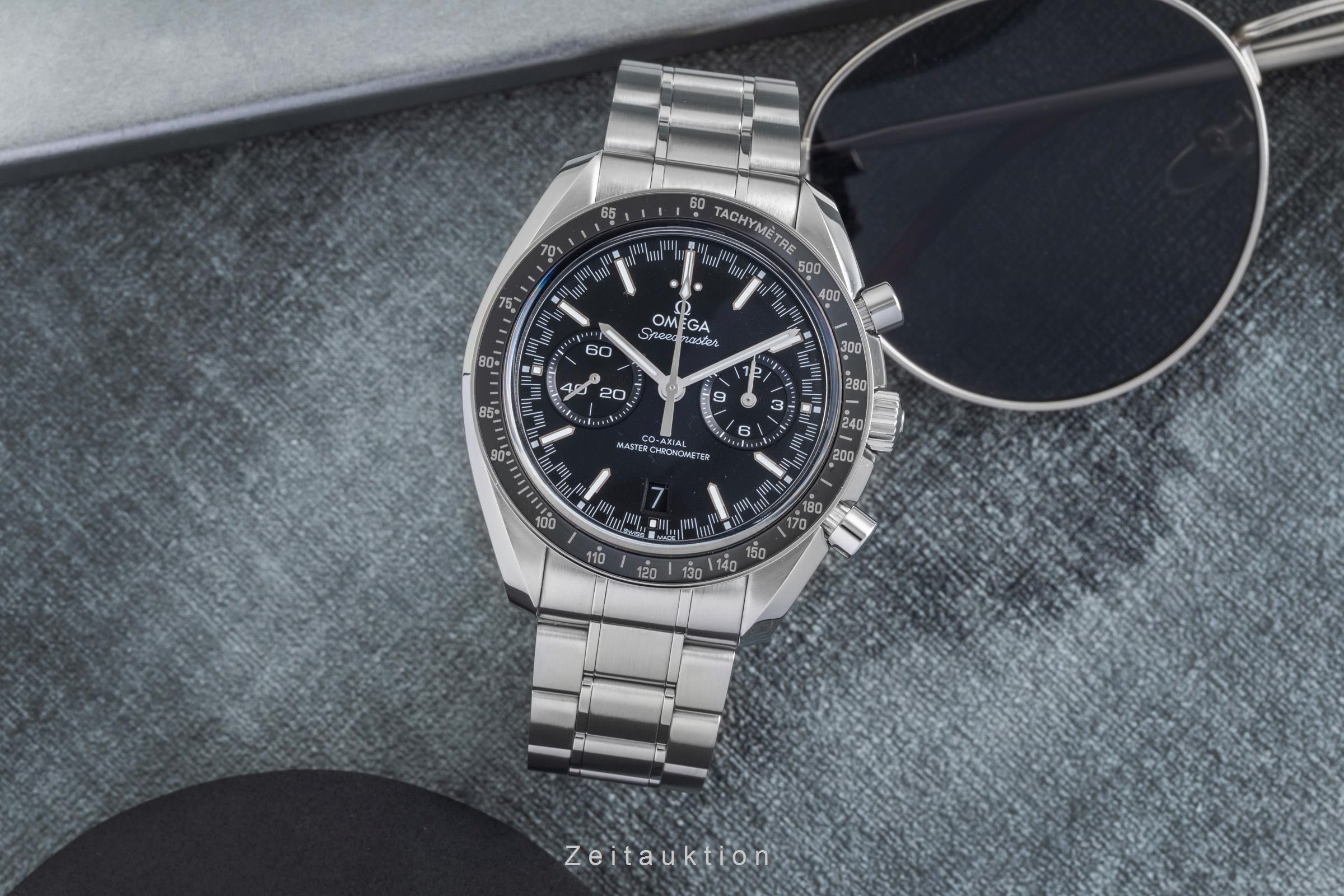 Omega Speedmaster Racing chronograph steel automatic men's watch 329.30.44.51.01.001 LP: 10400EUR  [2604673]