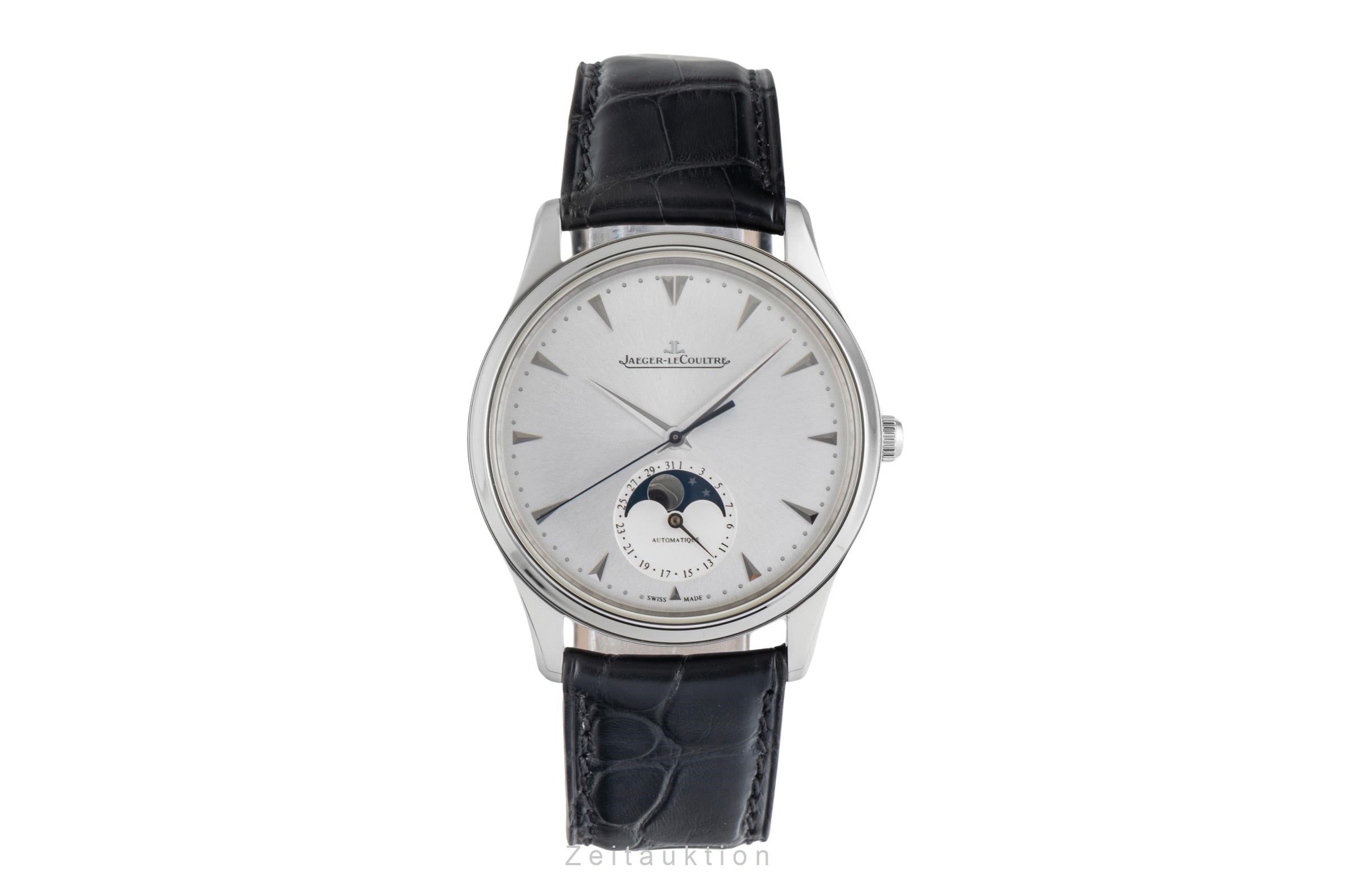 Jaeger LeCoultre Master Ultra Thin acero automático reloj para caballeros Q1368420  , 176.8.64.S  [2604676]