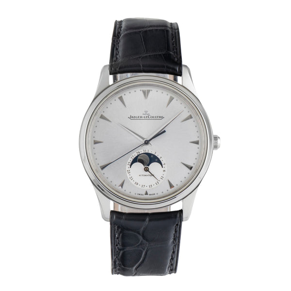 Jaeger LeCoultre Master Ultra Thin acero automático reloj para caballeros Q1368420  , 176.8.64.S  [2604676]