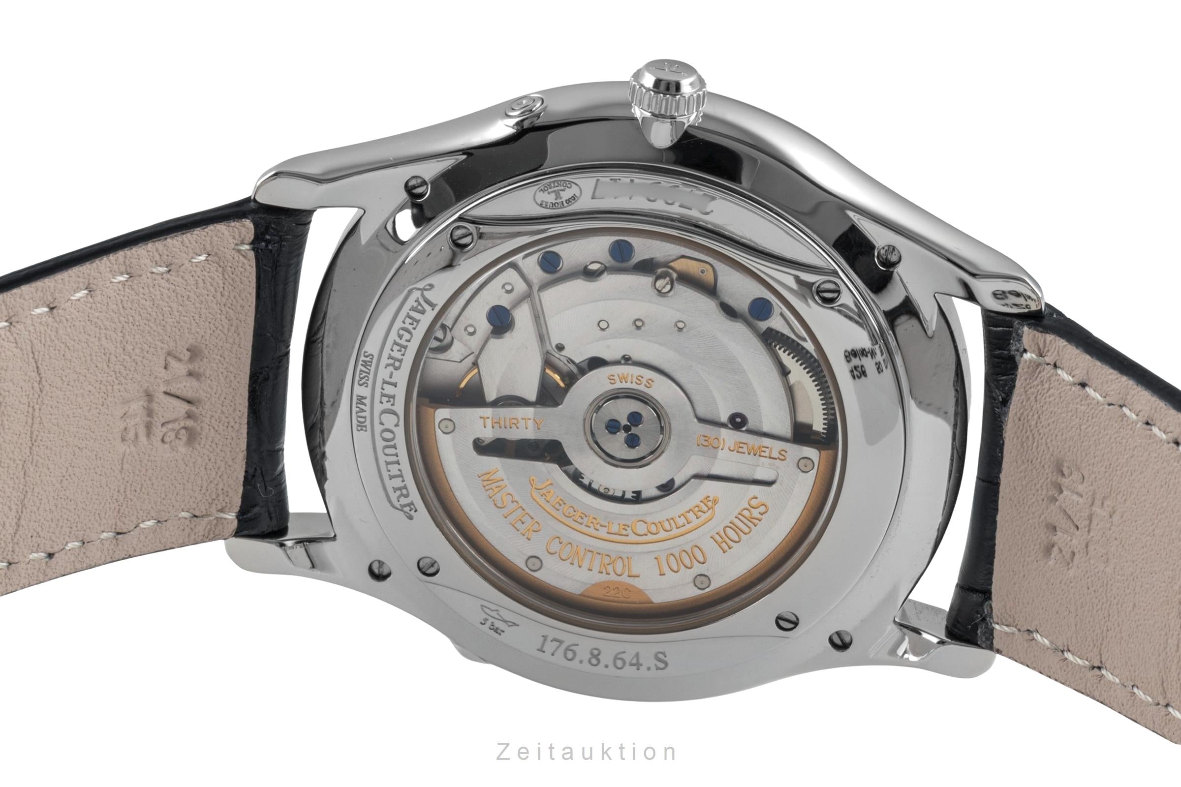 Jaeger LeCoultre Master Ultra Thin acero automático reloj para caballeros Q1368420  , 176.8.64.S  [2604676]