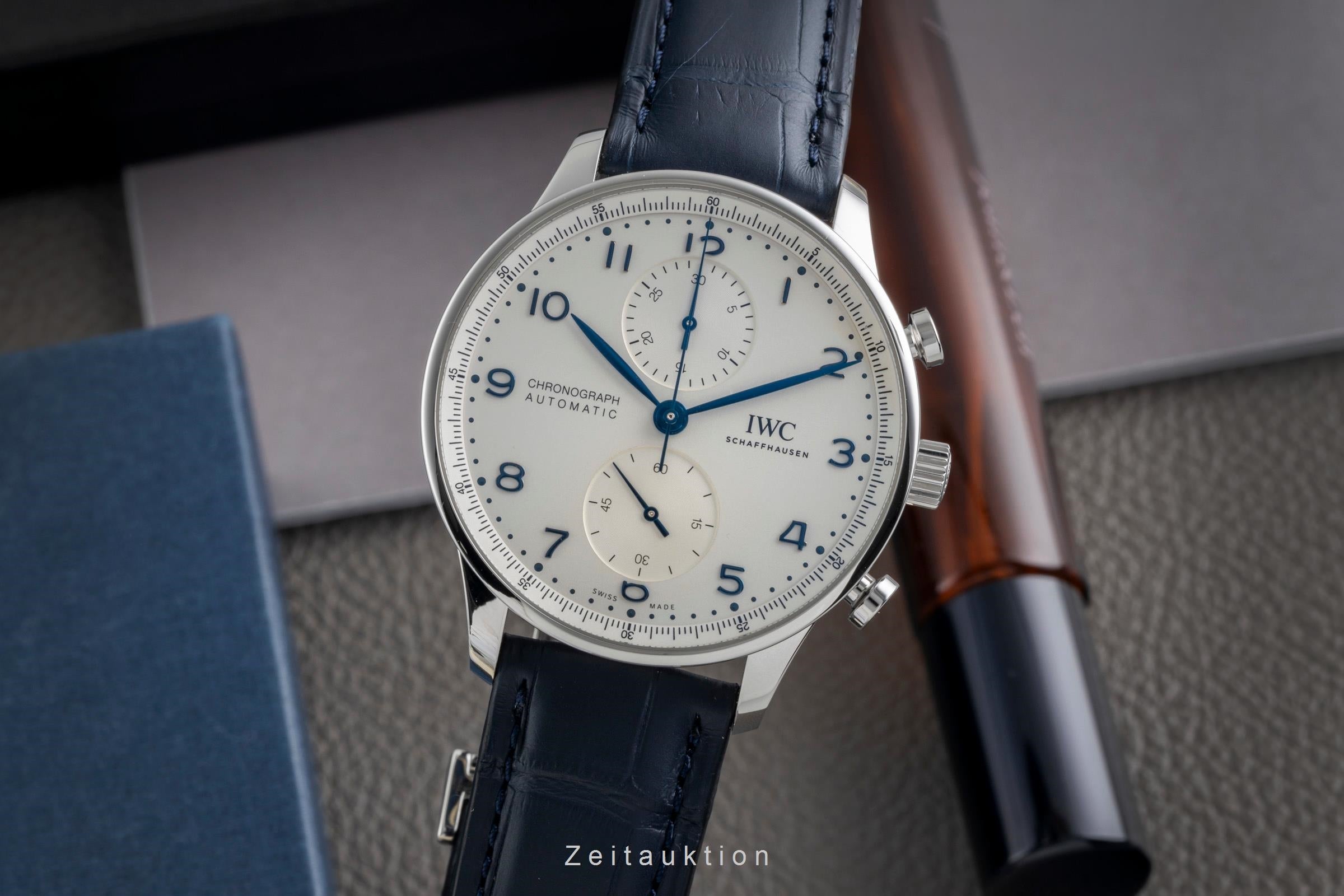 IWC Portugieser chronograph steel automatic men's watch IW371605  [2604677]