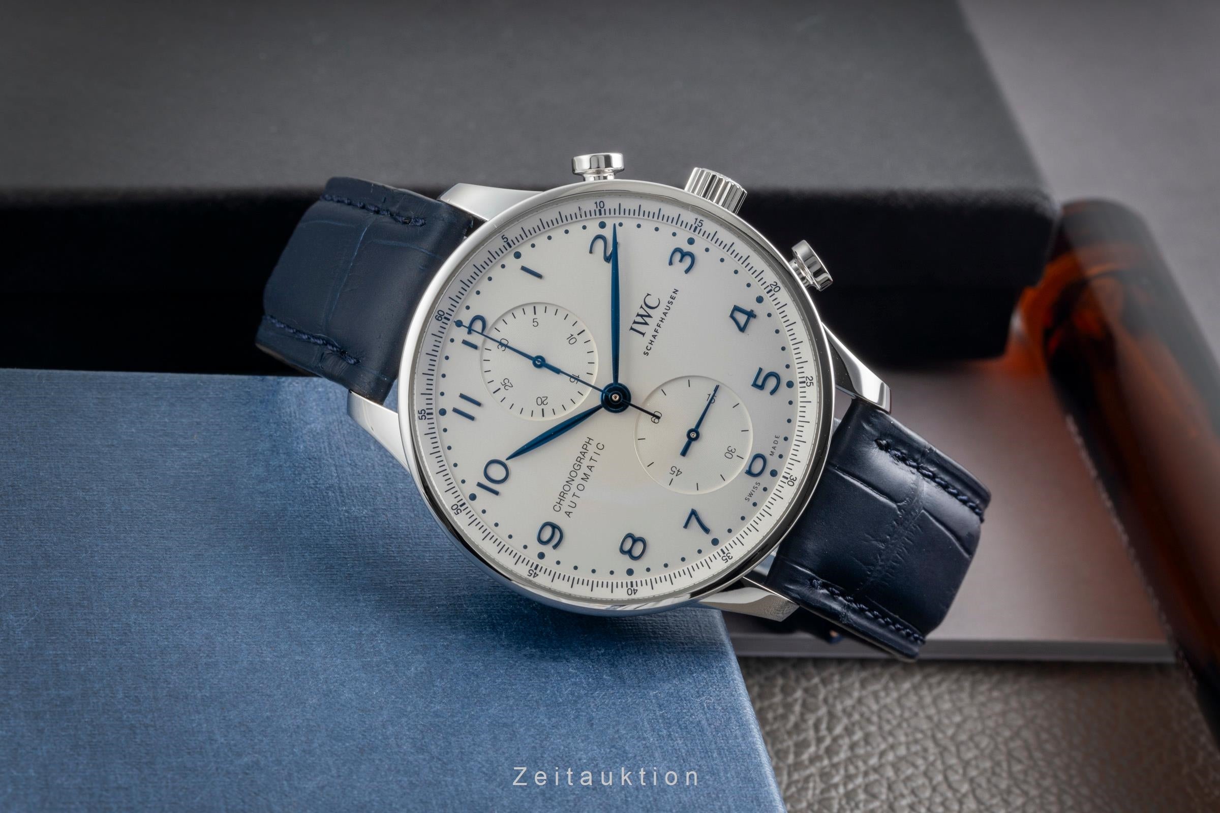 IWC Portugieser chronograph steel automatic men's watch IW371605  [2604677]