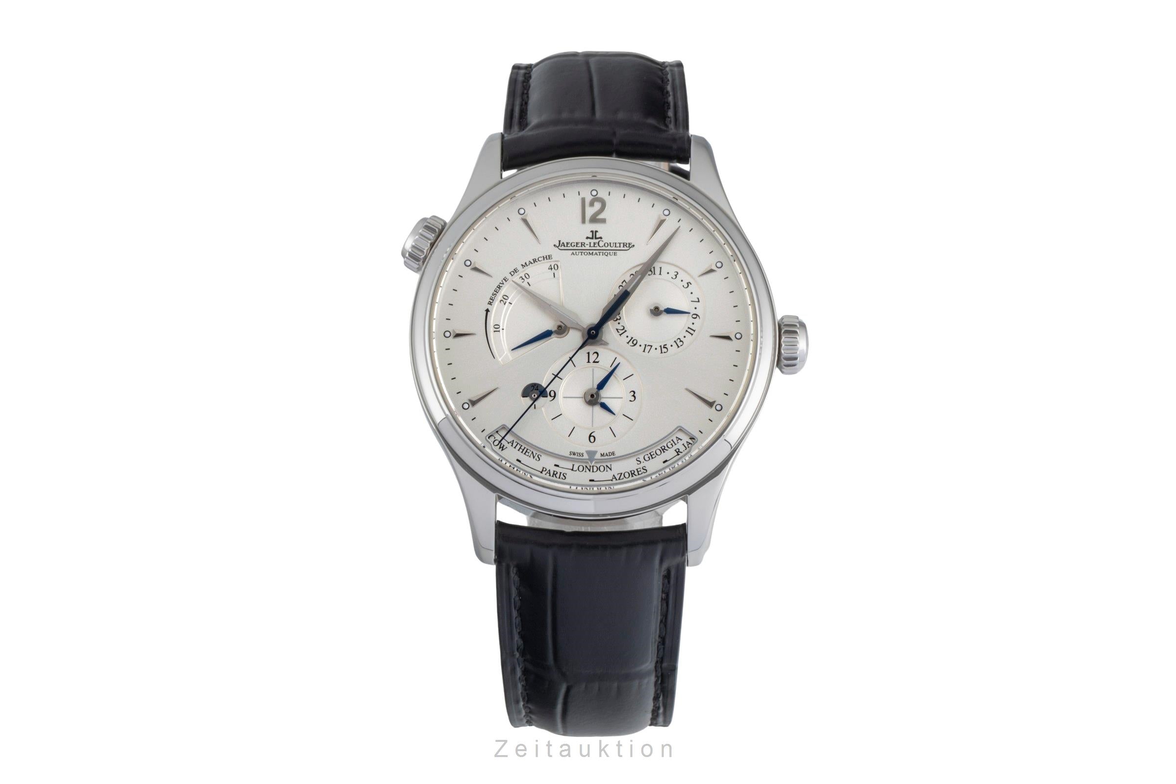 Jaeger LeCoultre Master Geographic acero automático reloj para caballeros Q1428421, 176.8.29.S LP: 17400EUR  [2604679]