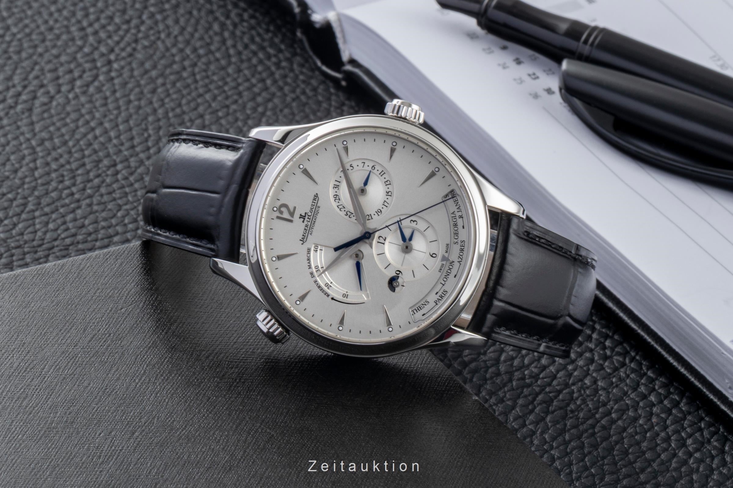 Jaeger LeCoultre Master Geographic acero automático reloj para caballeros Q1428421, 176.8.29.S LP: 17400EUR  [2604679]