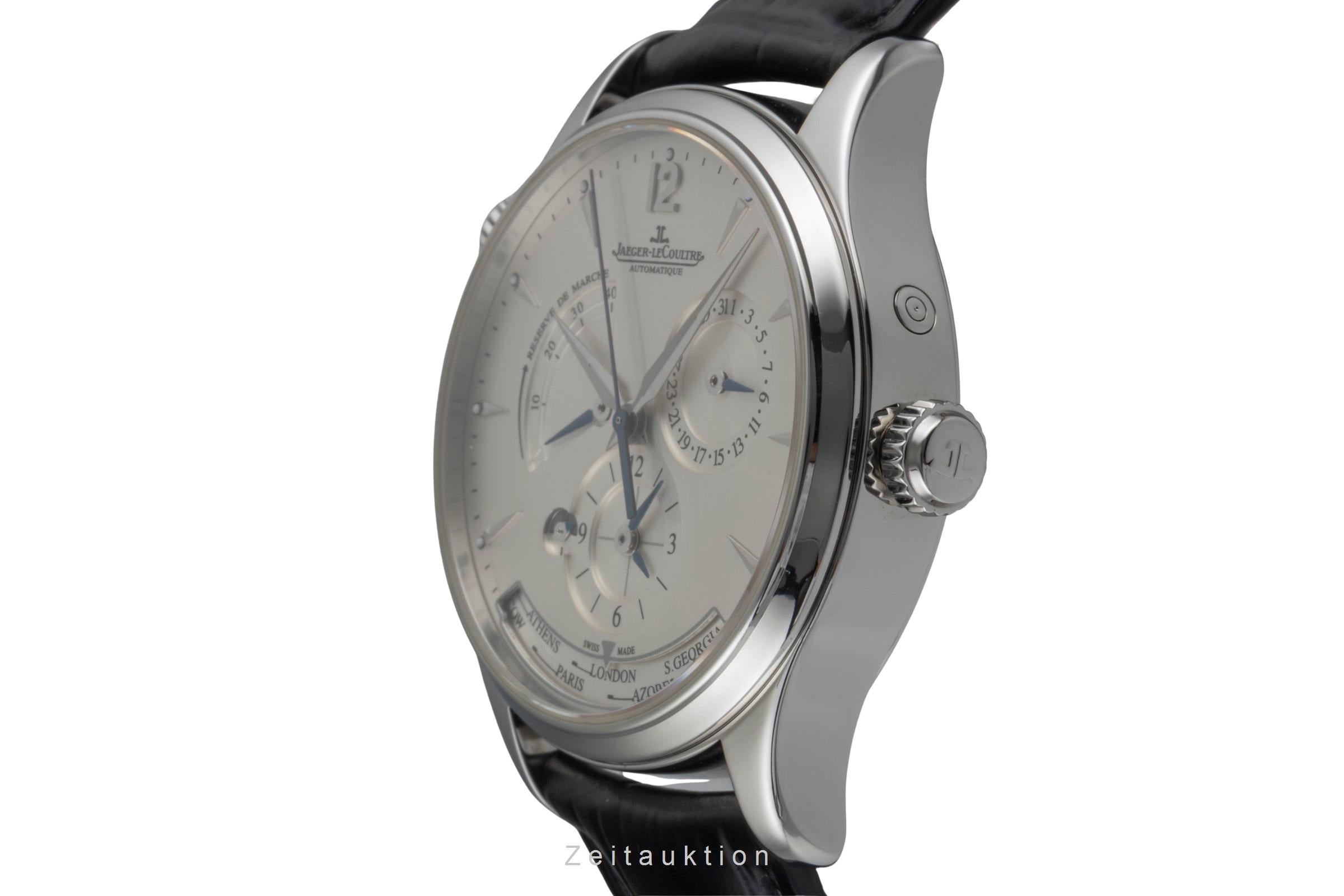 Jaeger LeCoultre Master Geographic acero automático reloj para caballeros Q1428421, 176.8.29.S LP: 17400EUR  [2604679]