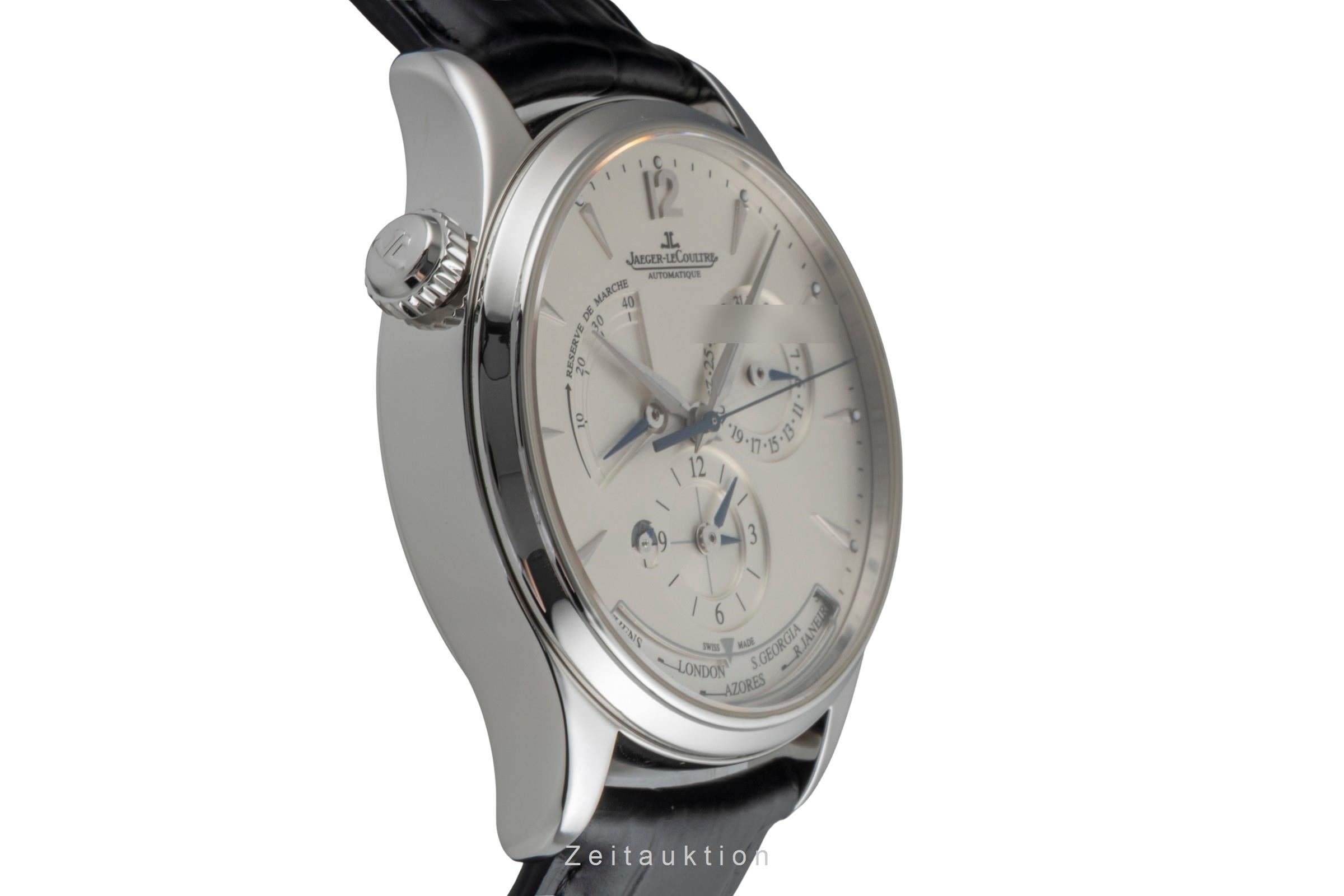 Jaeger LeCoultre Master Geographic acero automático reloj para caballeros Q1428421, 176.8.29.S LP: 17400EUR  [2604679]