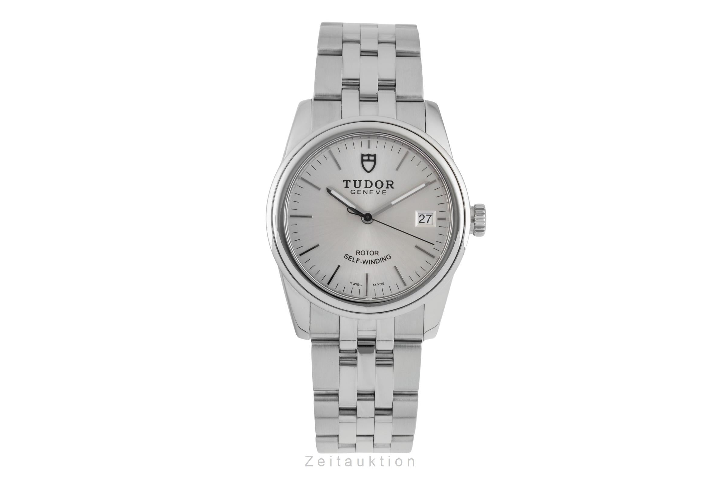 Tudor Glamour Date steel automatic men's watch 55000  [2604680]