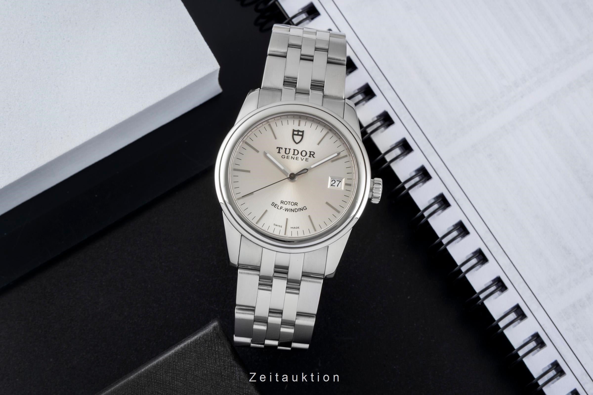 Tudor Glamour Date steel automatic men's watch 55000  [2604680]