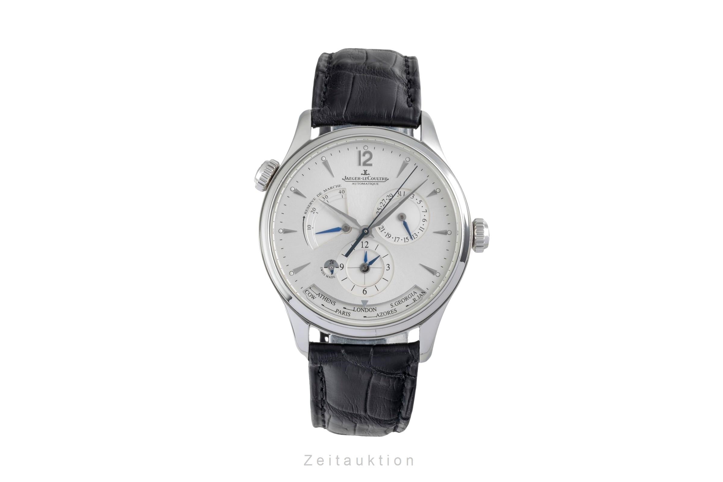 Jaeger LeCoultre Master Geographic acero automático reloj para caballeros Q1428421  , 176.8.29.S LP: 17400EUR  [2604681]