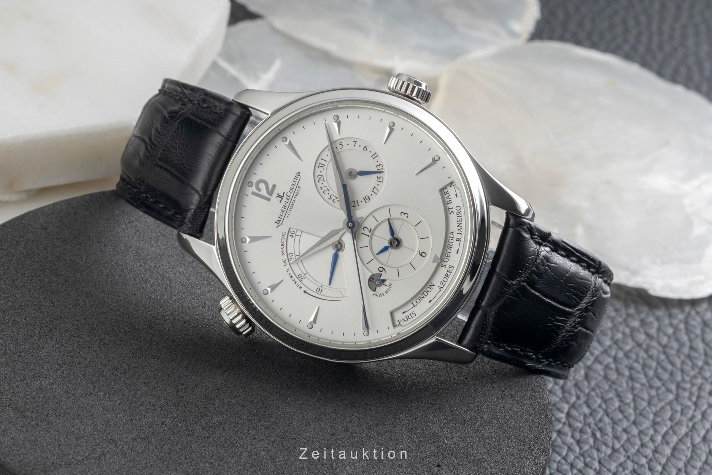 Jaeger LeCoultre Master Geographic acero automático reloj para caballeros Q1428421  , 176.8.29.S LP: 17400EUR  [2604681]
