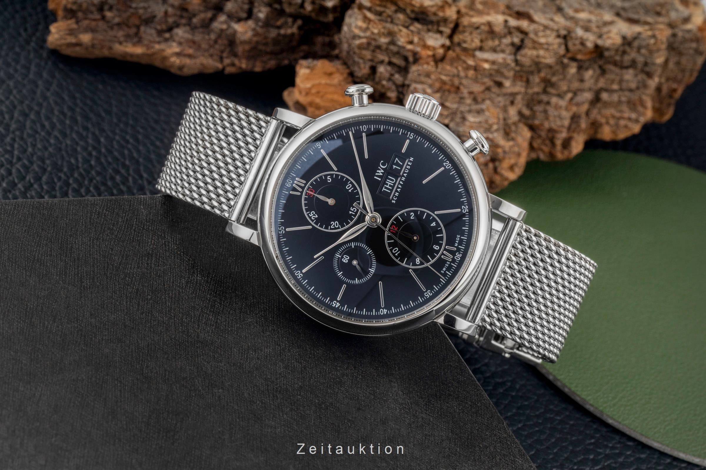 IWC Portofino Chronograph Edelstahl Automatik Herrenuhr Ref. IW391010 Papiere [2604682]