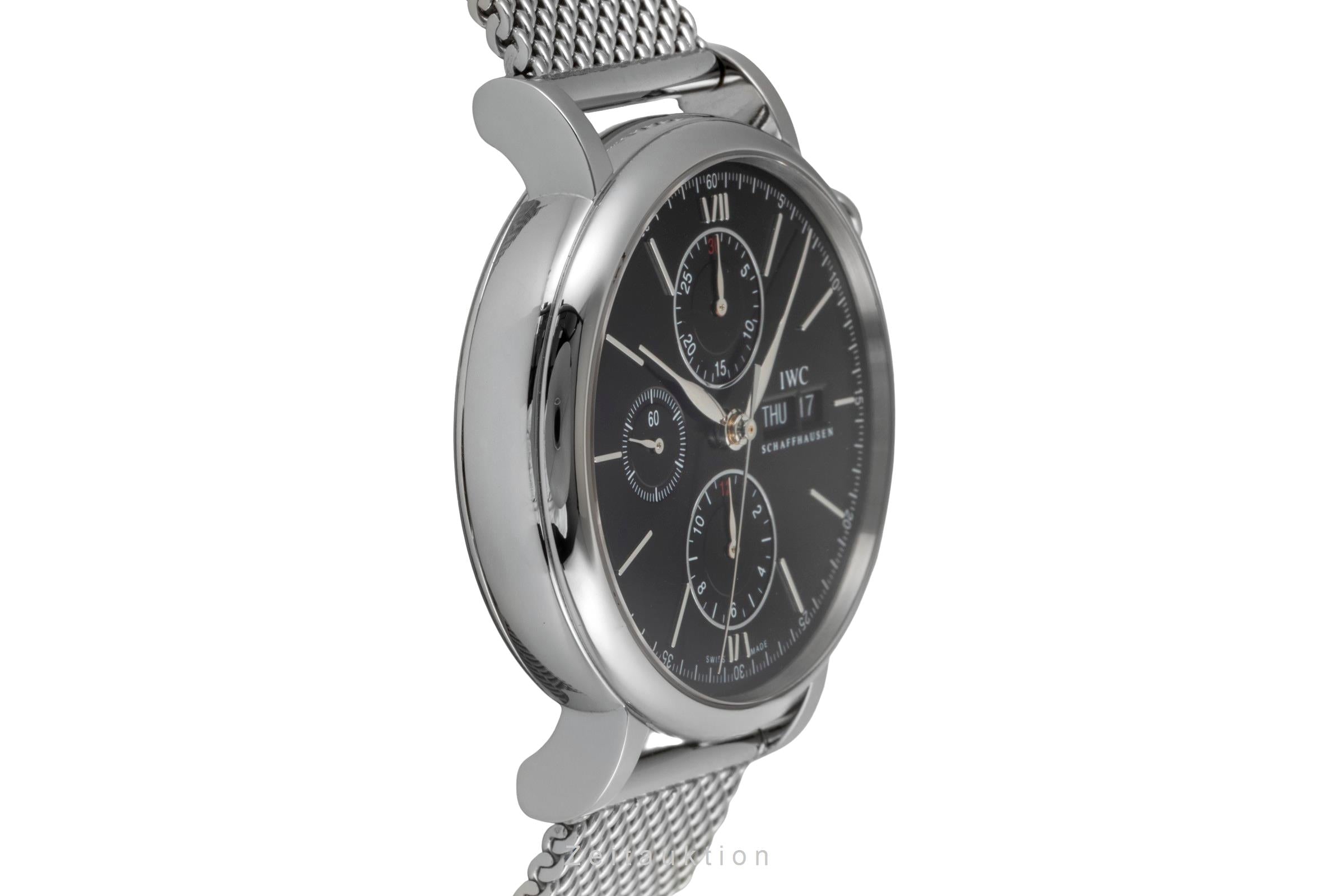 IWC Portofino Chronograph Edelstahl Automatik Herrenuhr Ref. IW391010 Papiere [2604682]
