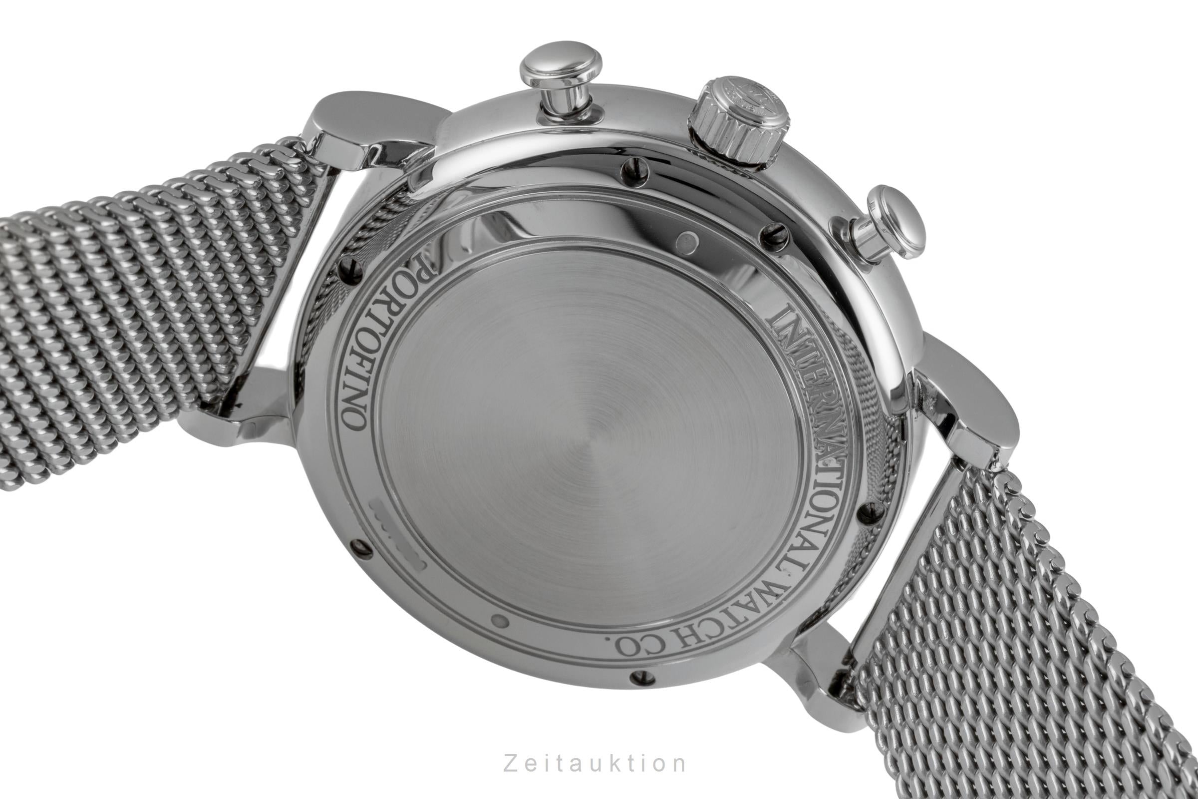IWC Portofino Chronograph Edelstahl Automatik Herrenuhr Ref. IW391010 Papiere [2604682]