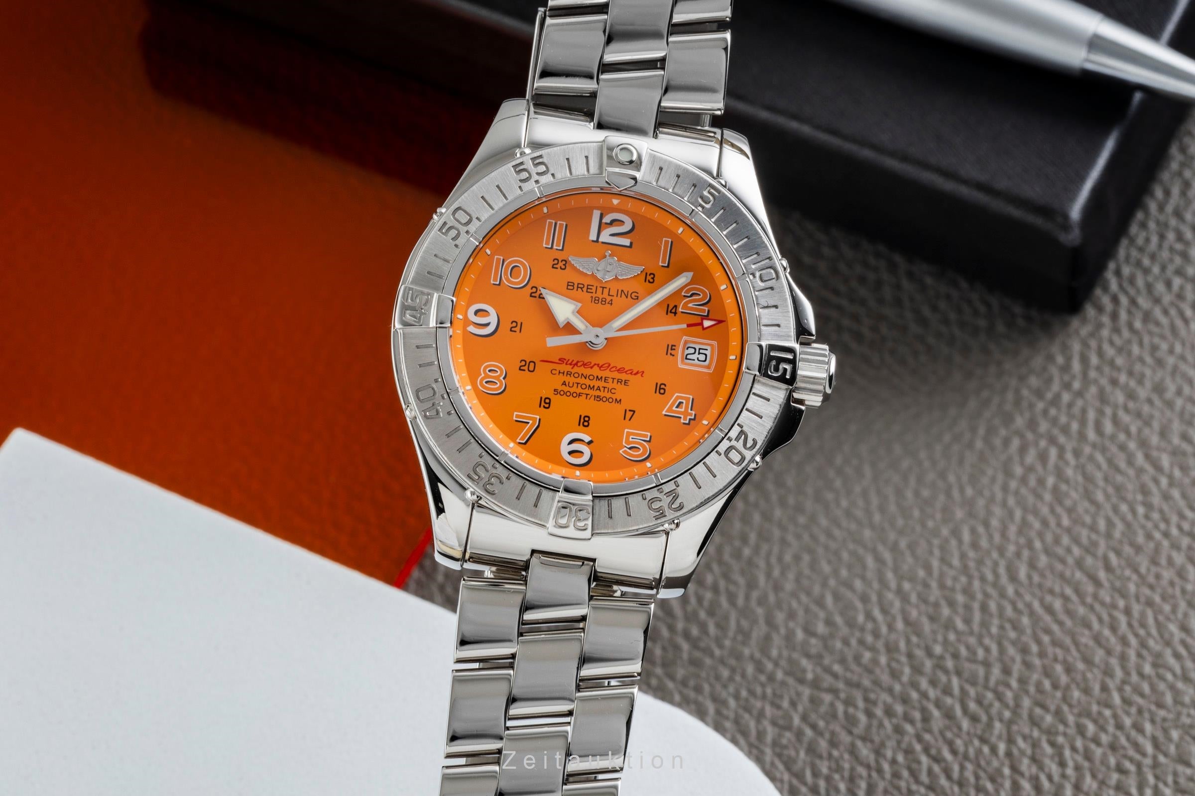 Breitling Superocean acier automatique montre pour hommes A17360  [2604683]