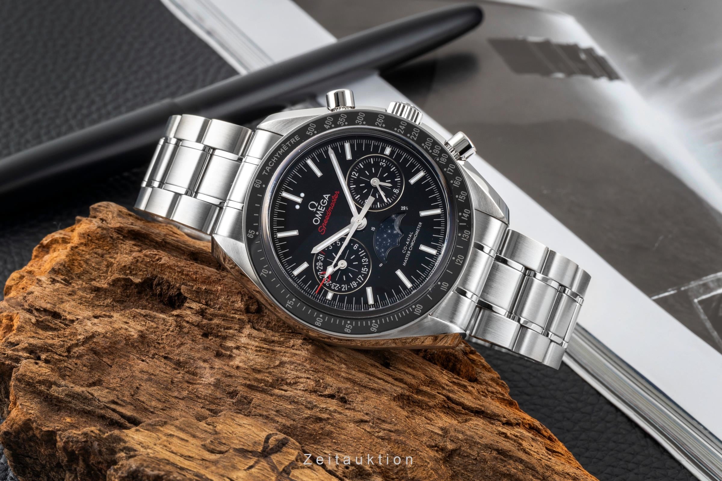 Omega Speedmaster cronógrafo acero automático reloj para caballeros 304.30.44.52.01.001 LP: 12600EUR  [2604684]
