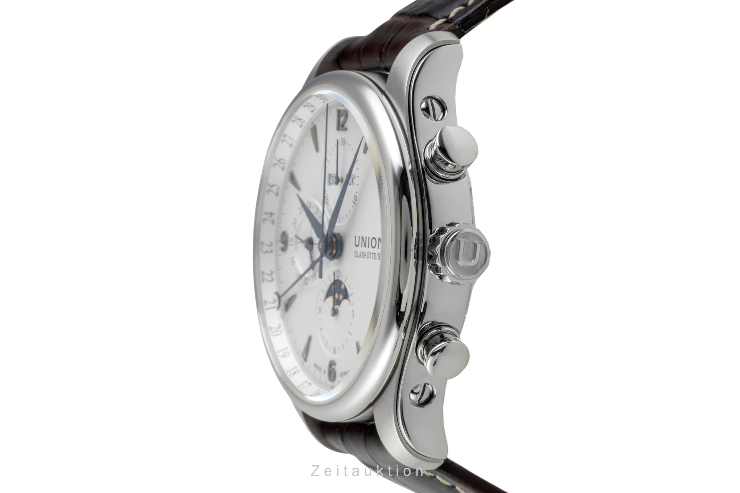 Union Glashütte Belisar cronografo acciaio automatismo orologio da uomo D009.425.A LP: 3600EUR  [2604686]