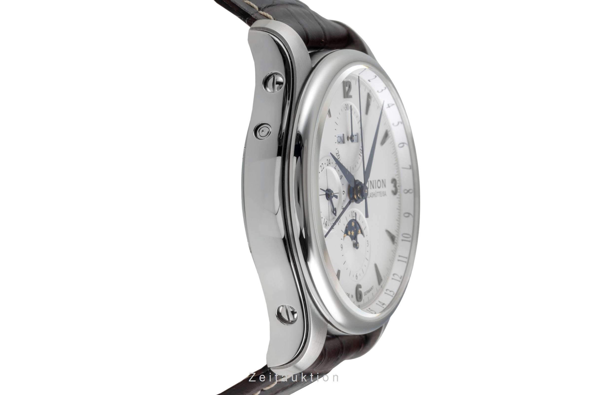 Union Glashütte Belisar cronografo acciaio automatismo orologio da uomo D009.425.A LP: 3600EUR  [2604686]
