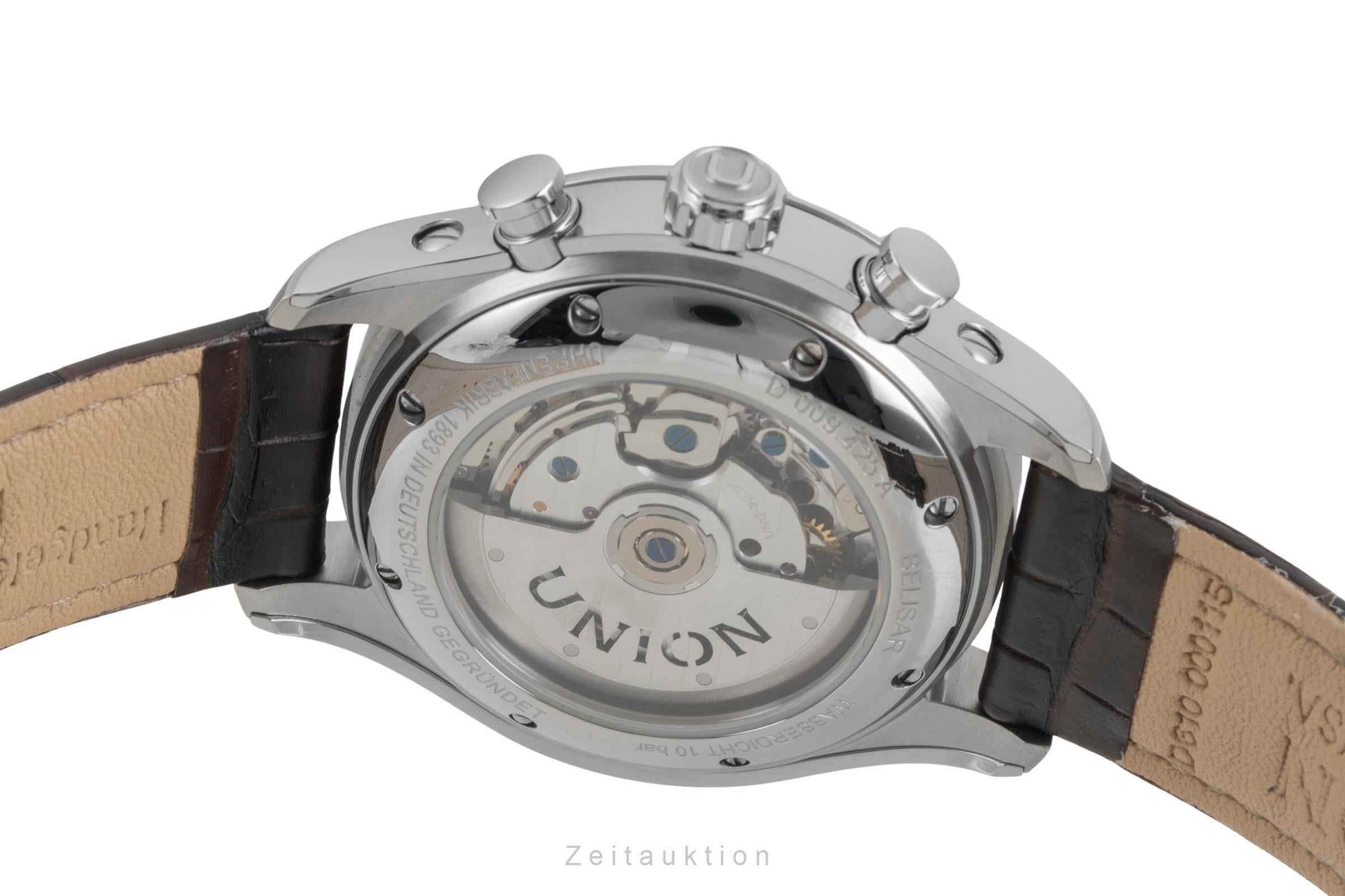 Union Glashütte Belisar cronografo acciaio automatismo orologio da uomo D009.425.A LP: 3600EUR  [2604686]