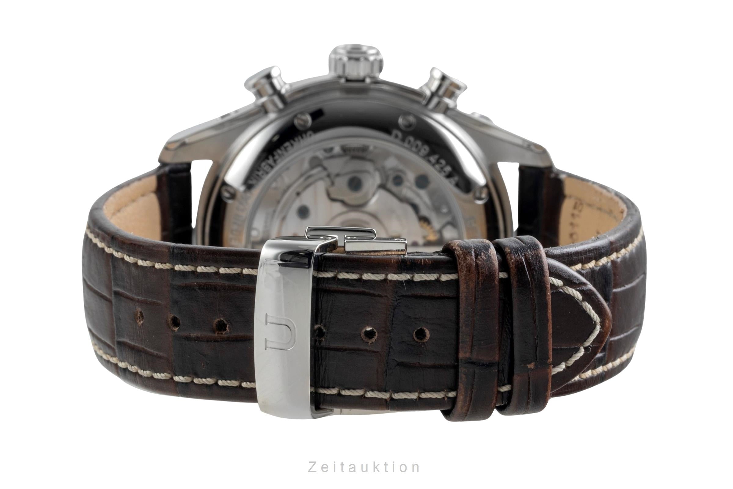 Union Glashütte Belisar cronografo acciaio automatismo orologio da uomo D009.425.A LP: 3600EUR  [2604686]