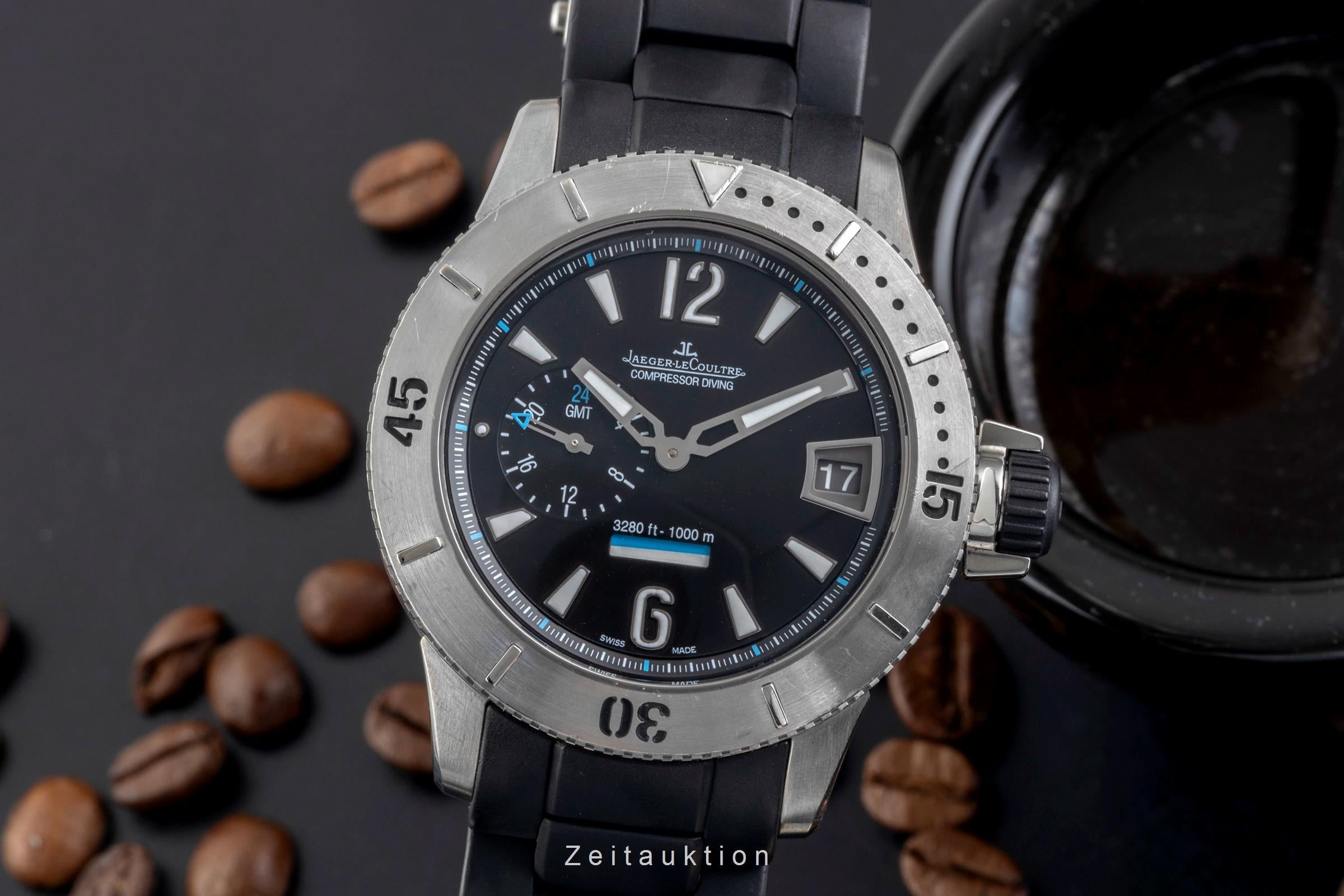 Jaeger LeCoultre Master Compressor titanium automatic men's watch Q187T670 Limited  [2604687]
