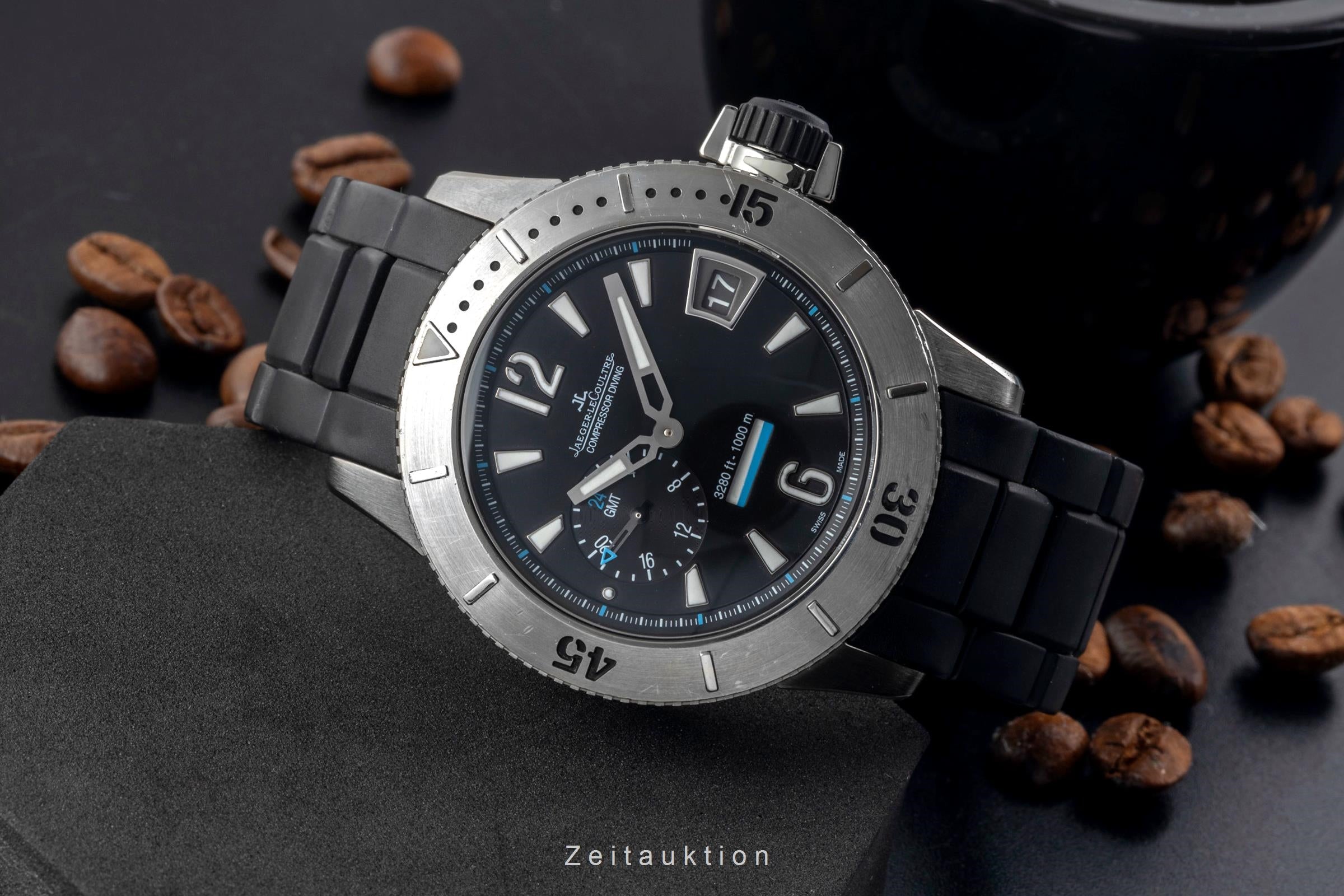 Jaeger LeCoultre Master Compressor titanium automatic men's watch Q187T670 Limited  [2604687]