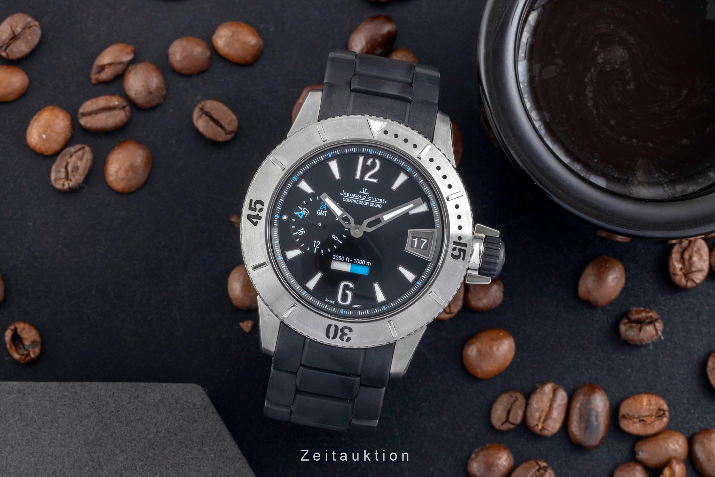 Jaeger LeCoultre Master Compressor titanium automatic men's watch Q187T670 Limited  [2604687]