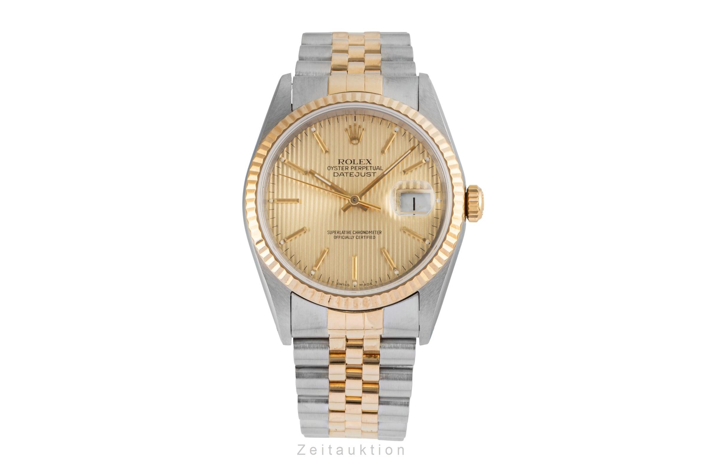 Rolex Datejust steel / gold automatic men's watch 16233 LP: 15350EUR  [2604688]