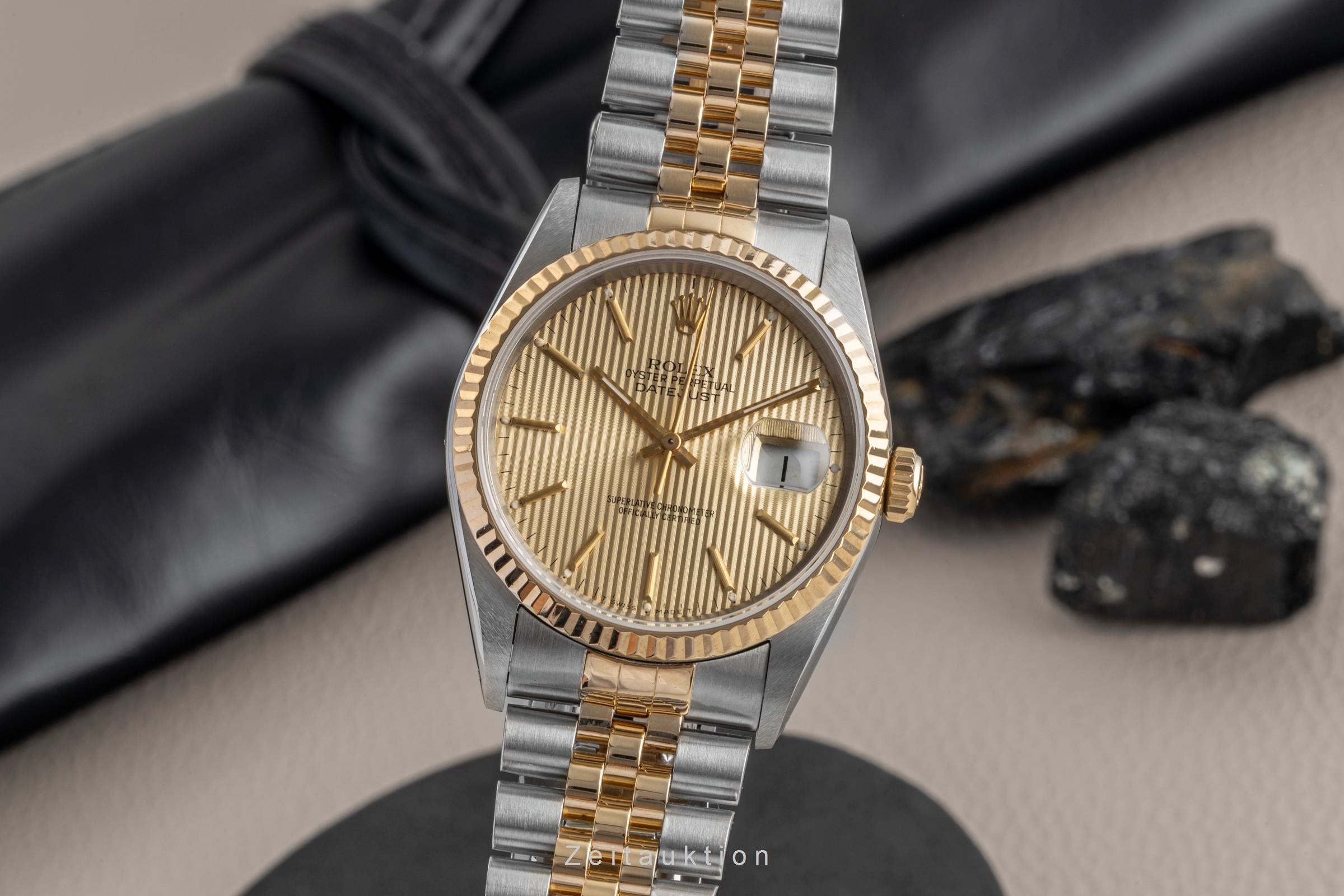 Rolex Datejust steel / gold automatic men's watch 16233 LP: 15350EUR  [2604688]