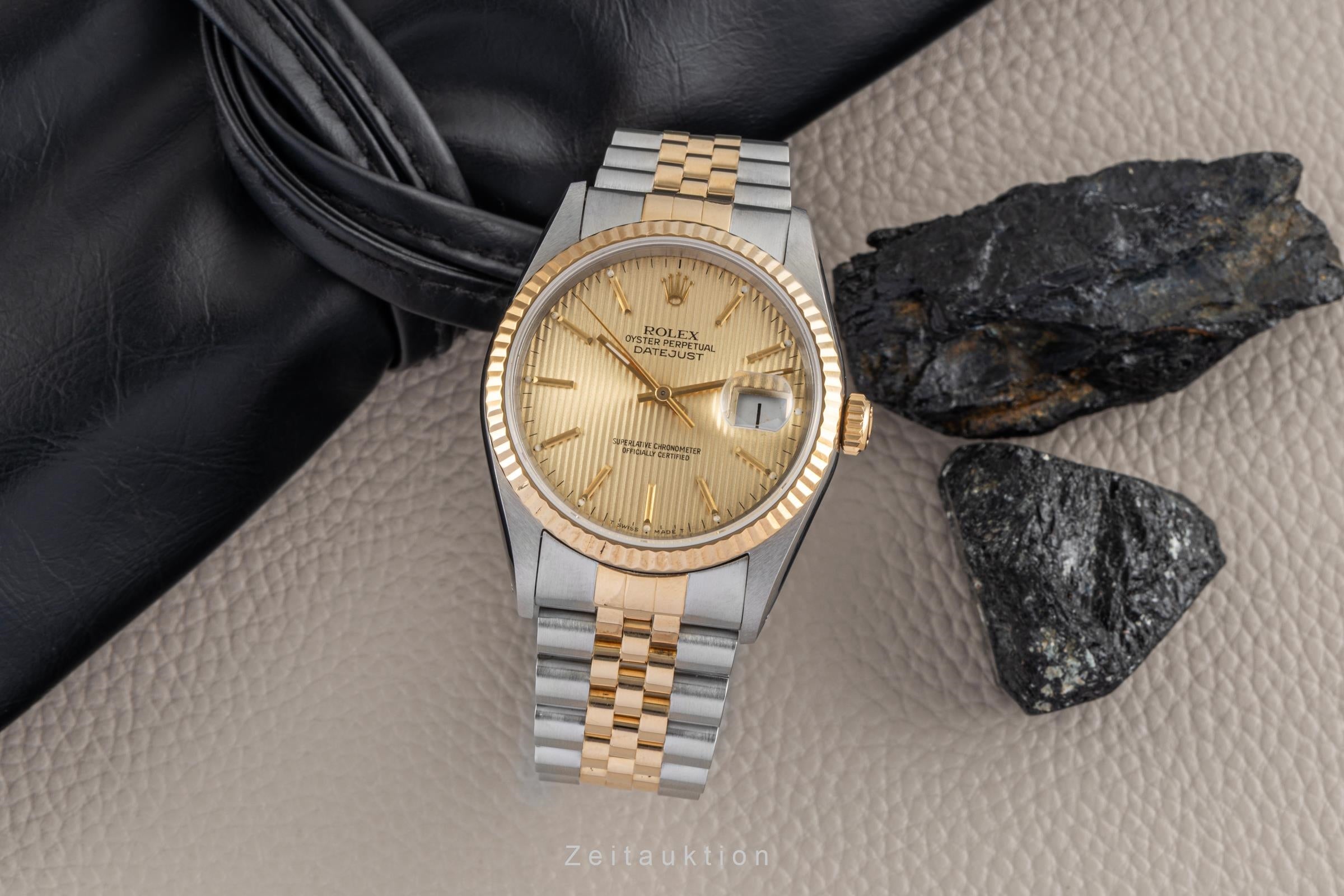 Rolex Datejust steel / gold automatic men's watch 16233 LP: 15350EUR  [2604688]