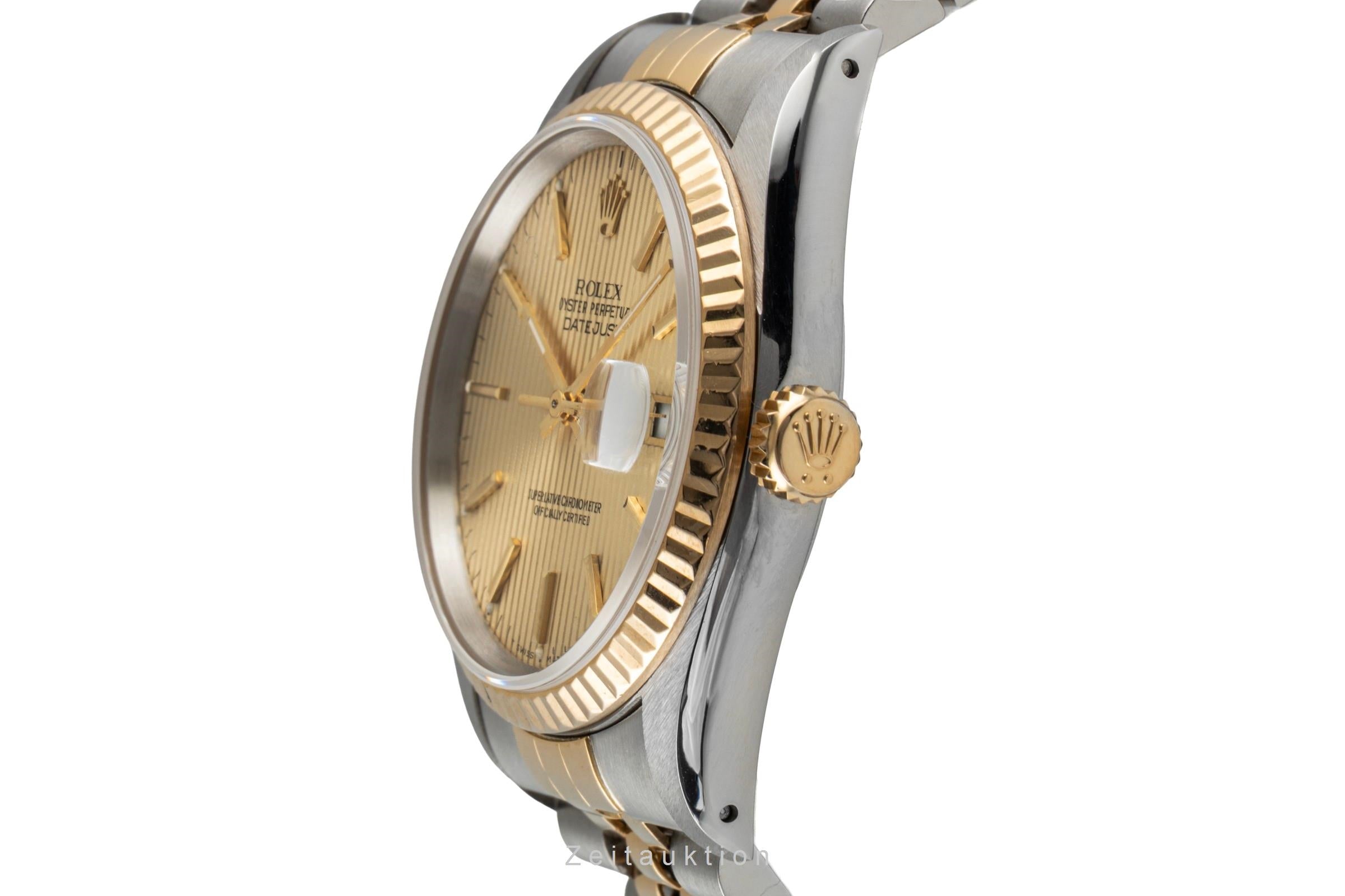 Rolex Datejust steel / gold automatic men's watch 16233 LP: 15350EUR  [2604688]