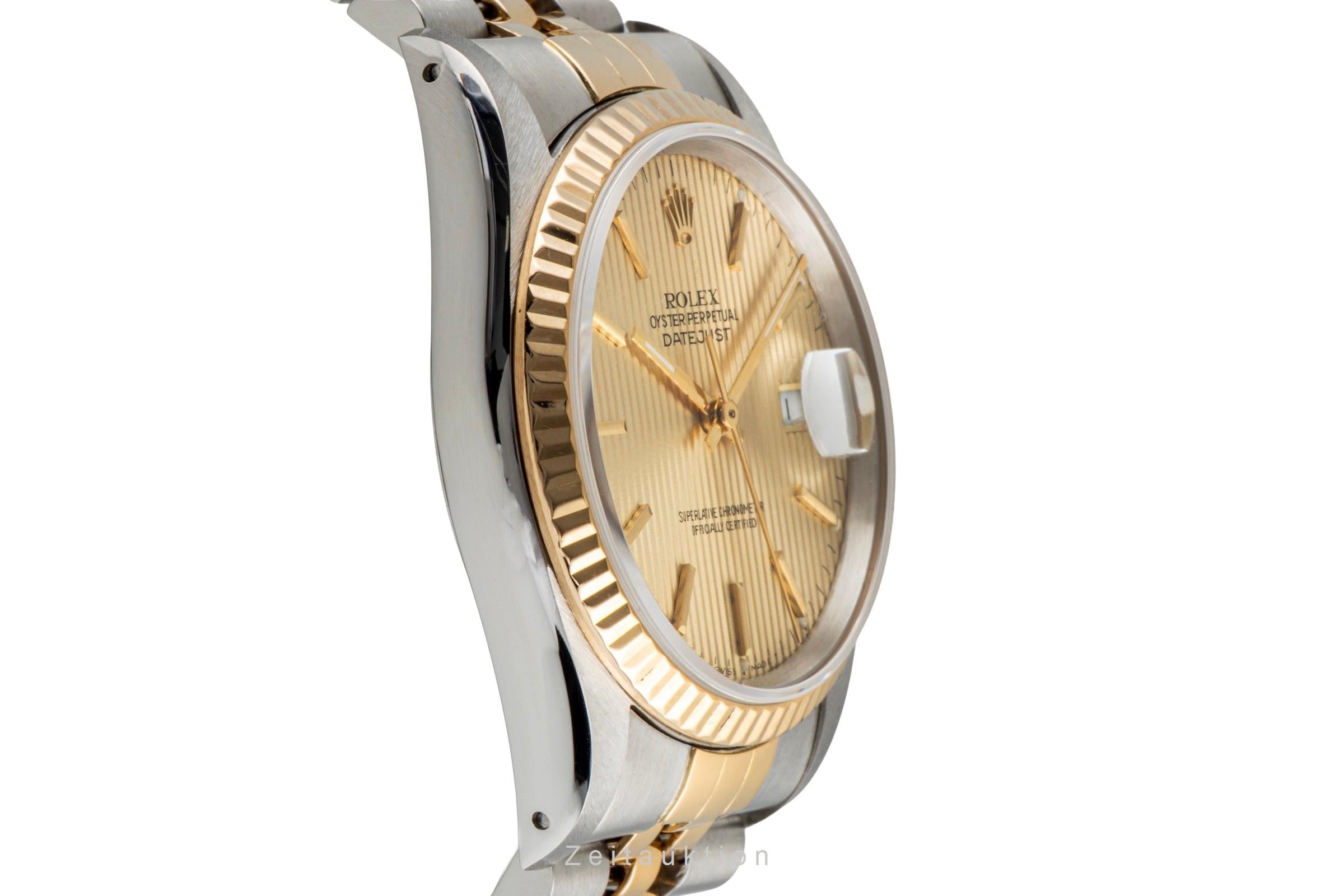 Rolex Datejust steel / gold automatic men's watch 16233 LP: 15350EUR  [2604688]