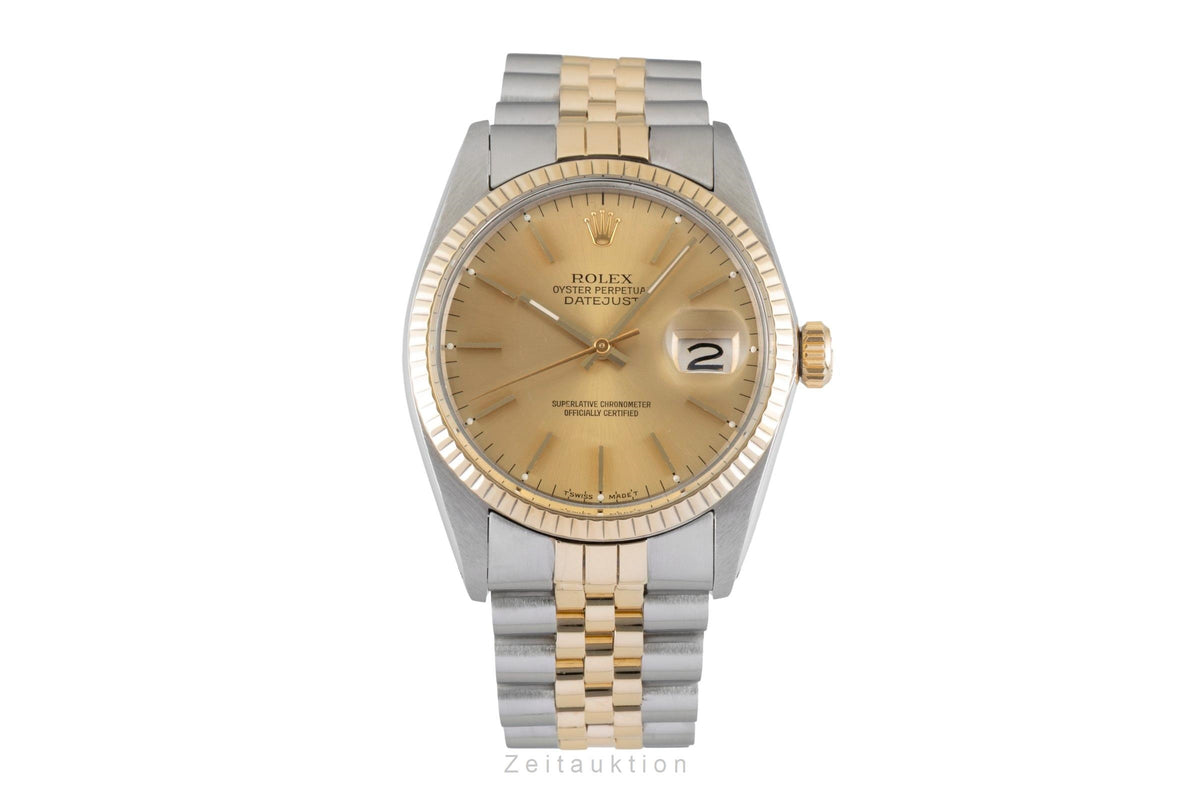 Rolex Datejust steel / gold automatic men's watch 16013  [2604689]