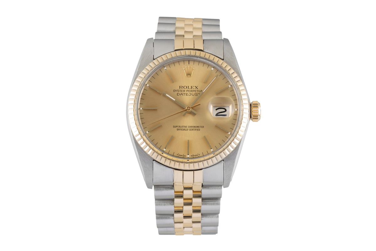 Rolex Datejust acciaio / oro automatismo orologio da uomo 16013  [2604689]