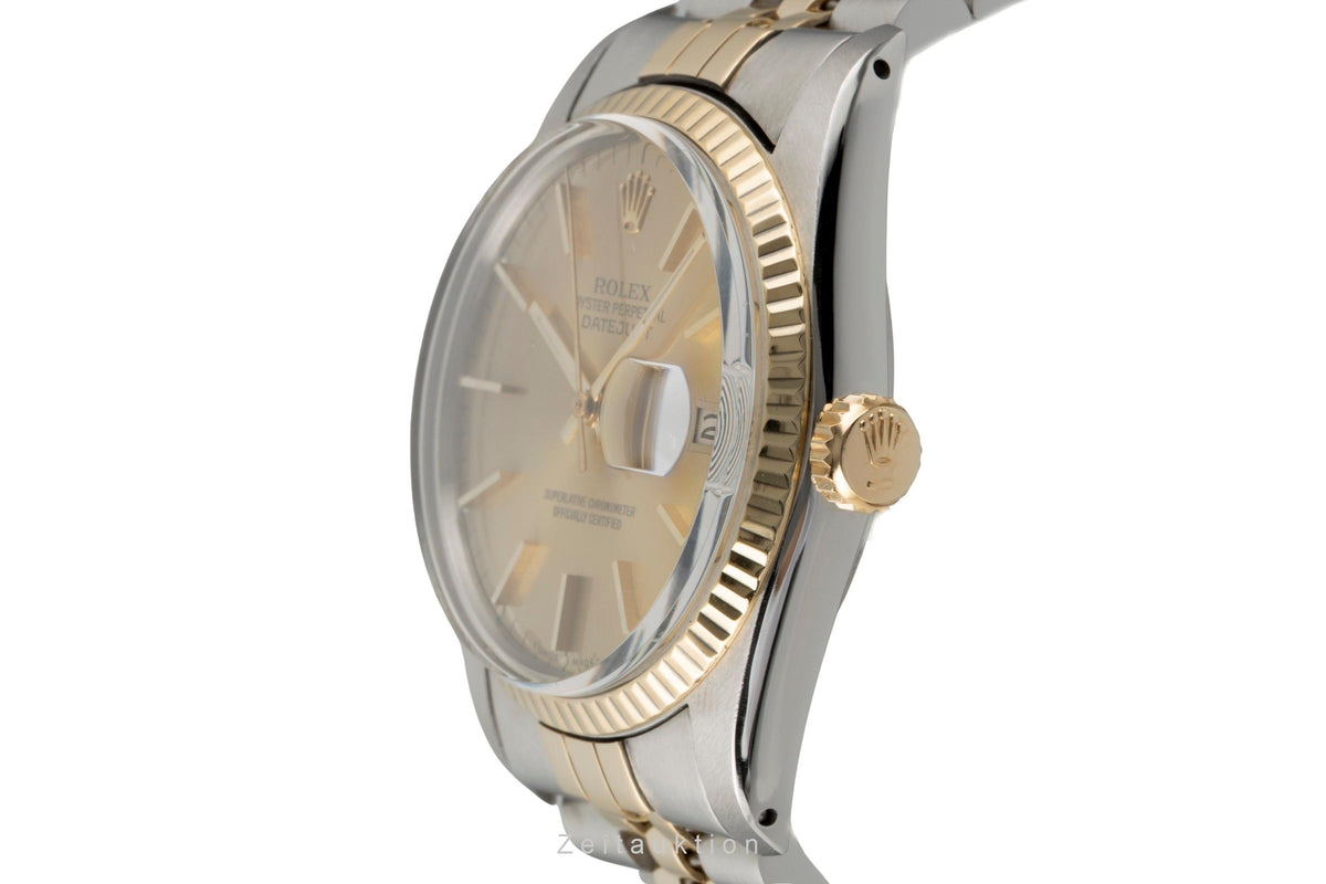Rolex Datejust steel / gold automatic men's watch 16013  [2604689]