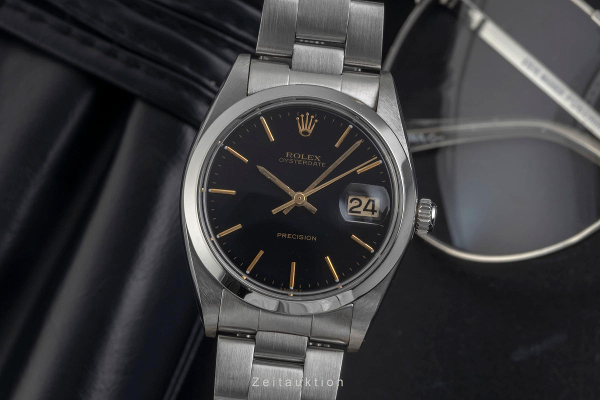 Rolex Oysterdate Precision Handaufzug Edelstahl Herrenuhr Ref. 6694 Klassiker [2604690]