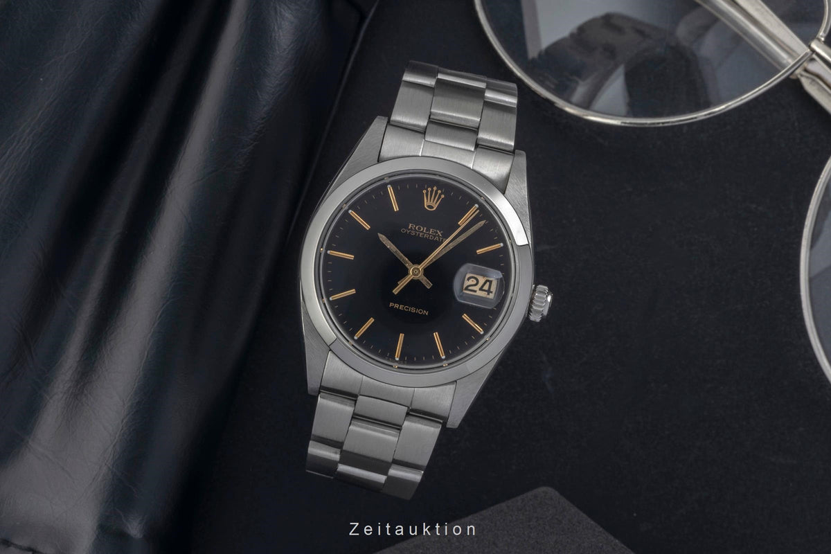 Rolex Oysterdate Precision Handaufzug Edelstahl Herrenuhr Ref. 6694 Klassiker [2604690]